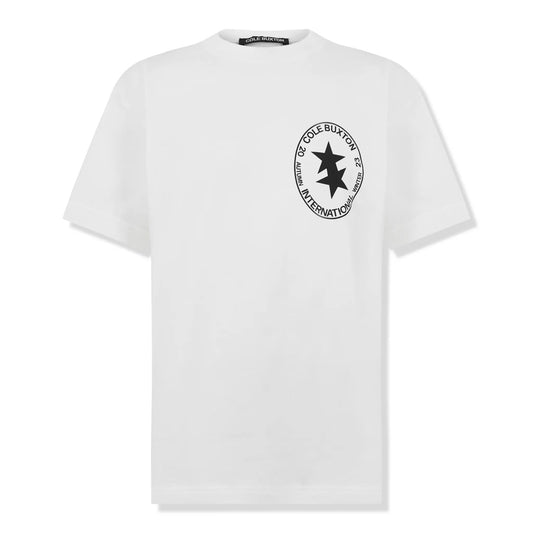 Cole Buxton International Crest Vintage White T Shirt