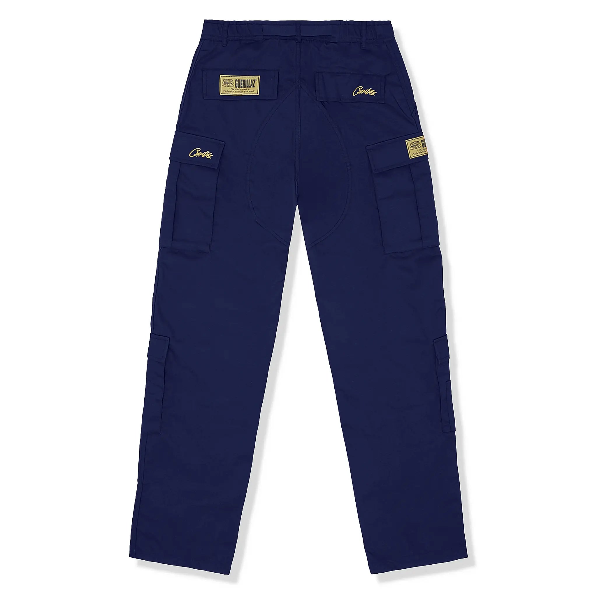 Corteiz Guerillaz Navy Cargo Pants |