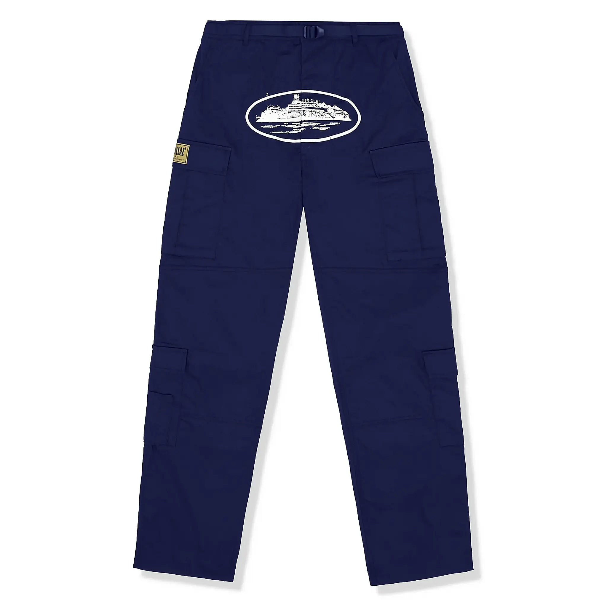 Corteiz Guerillaz Navy Cargo Pants |
