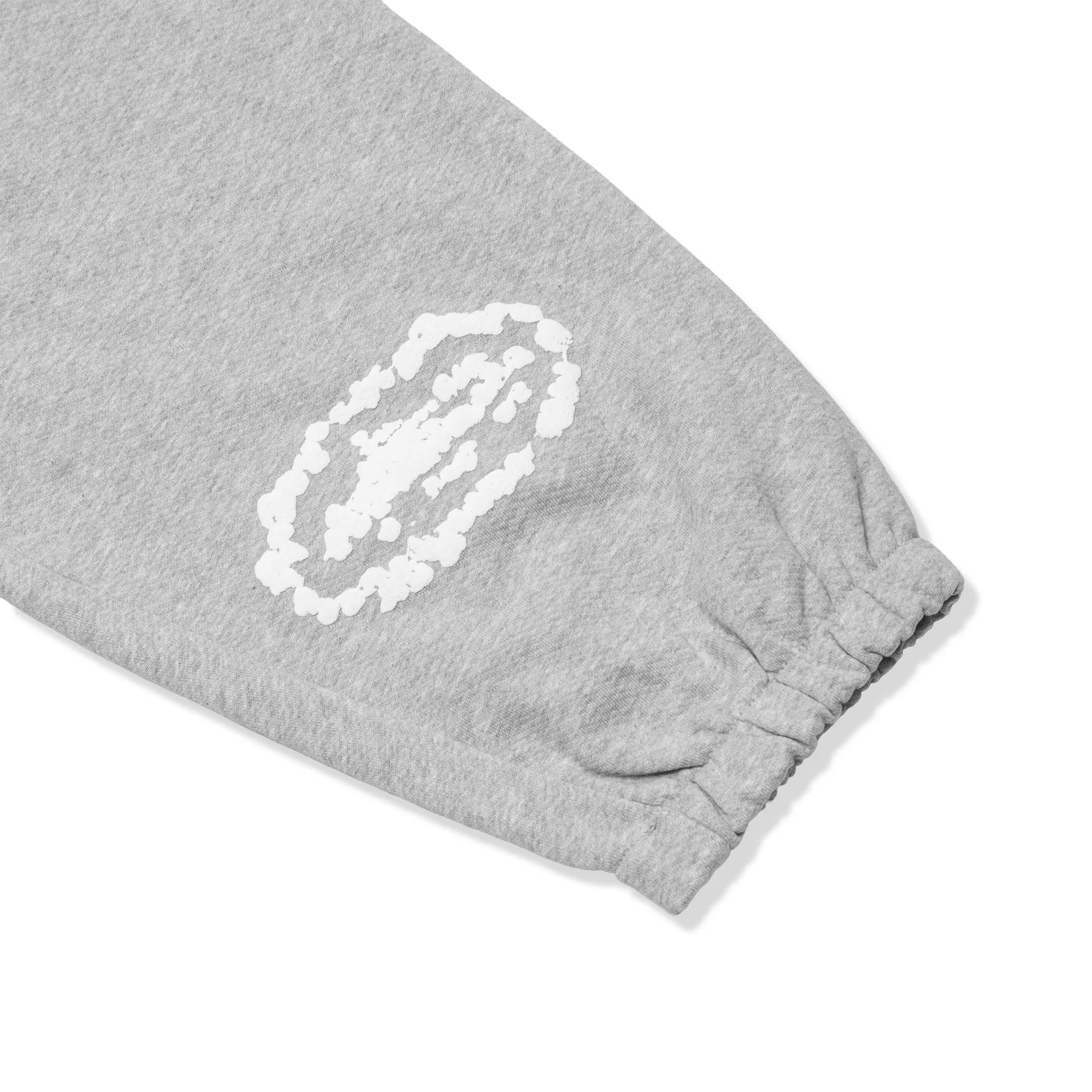 Detailed View of Corteiz x Denim Tears Island Wreath Grey Sweatpants