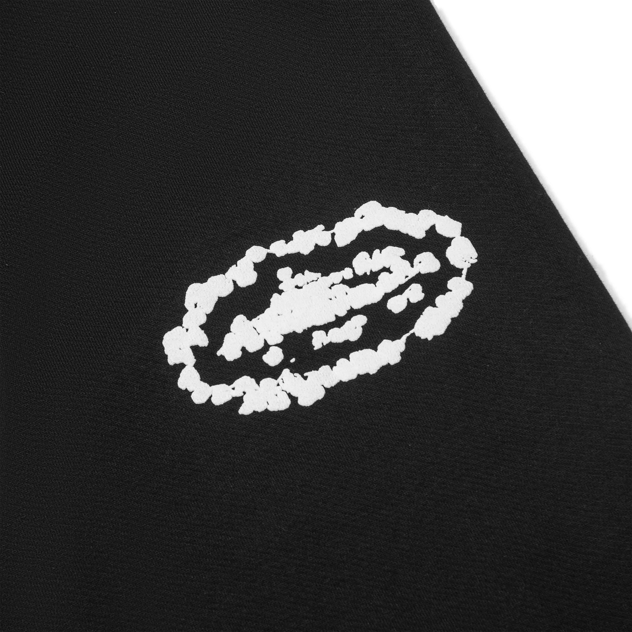 Detailed View of Corteiz x Denim Tears Island Wreath Black Sweatpants