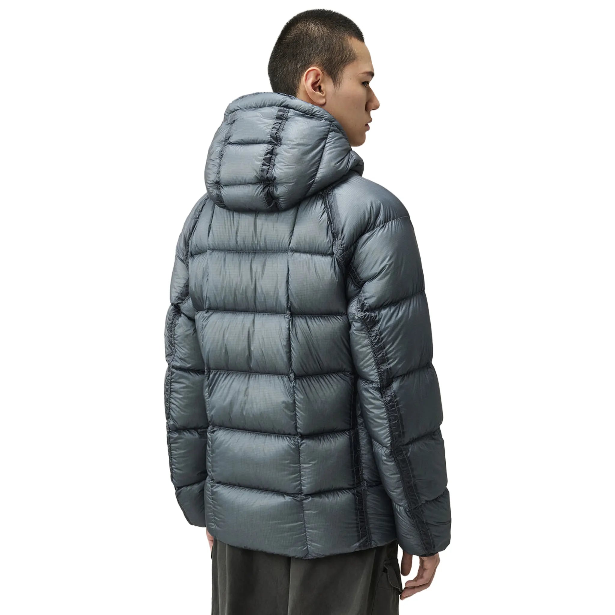CP Company D.D. Shell Orion Blue Hooded Puffer Jacket