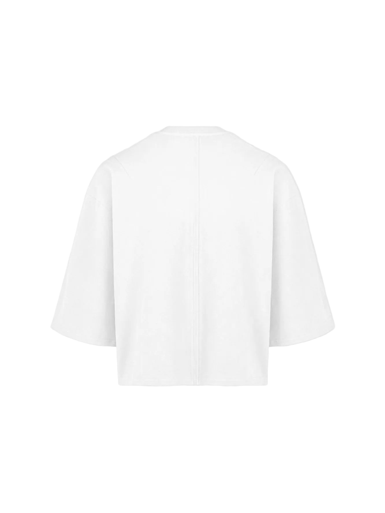 Florence Black Crop V2 White T-Shirt
