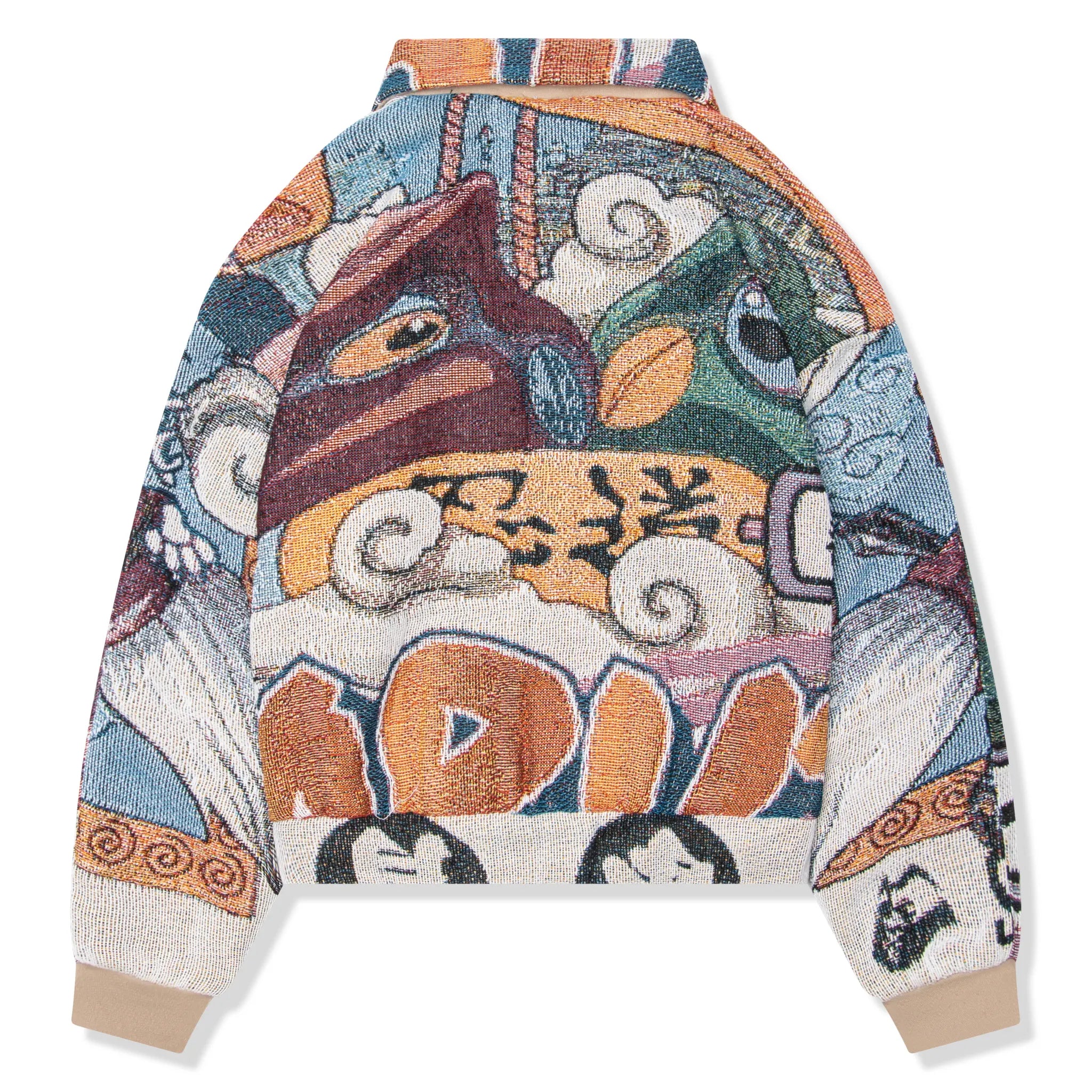 Back View of Dedictd 9Tail Tapestry Collared Jacket