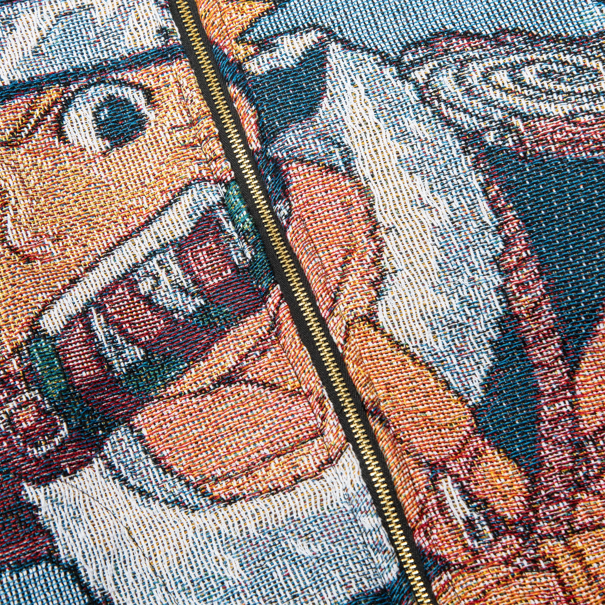 Detailed View of Dedictd 9Tail Tapestry Zip-Up Hoodie