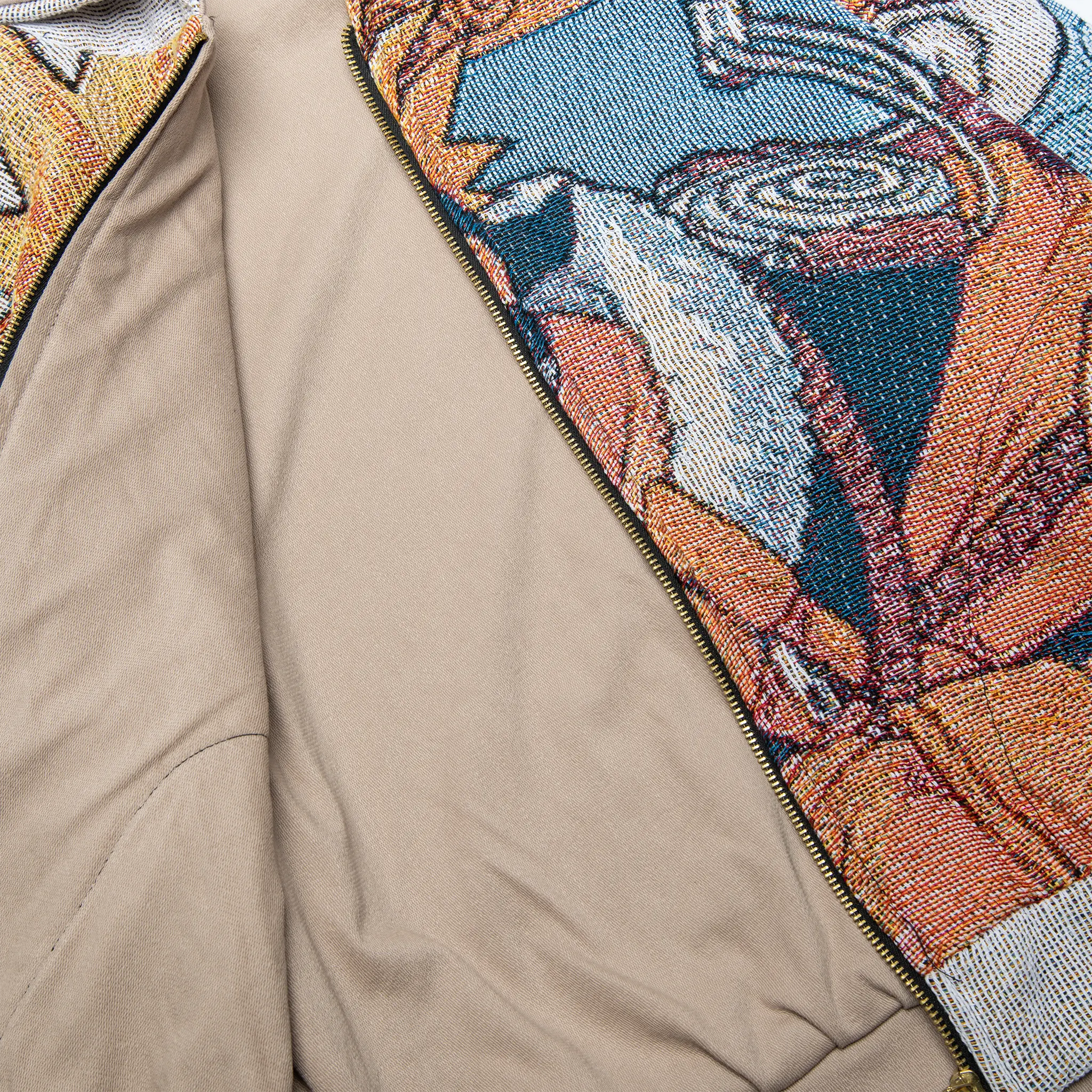 Detailed View of Dedictd 9Tail Tapestry Zip-Up Hoodie