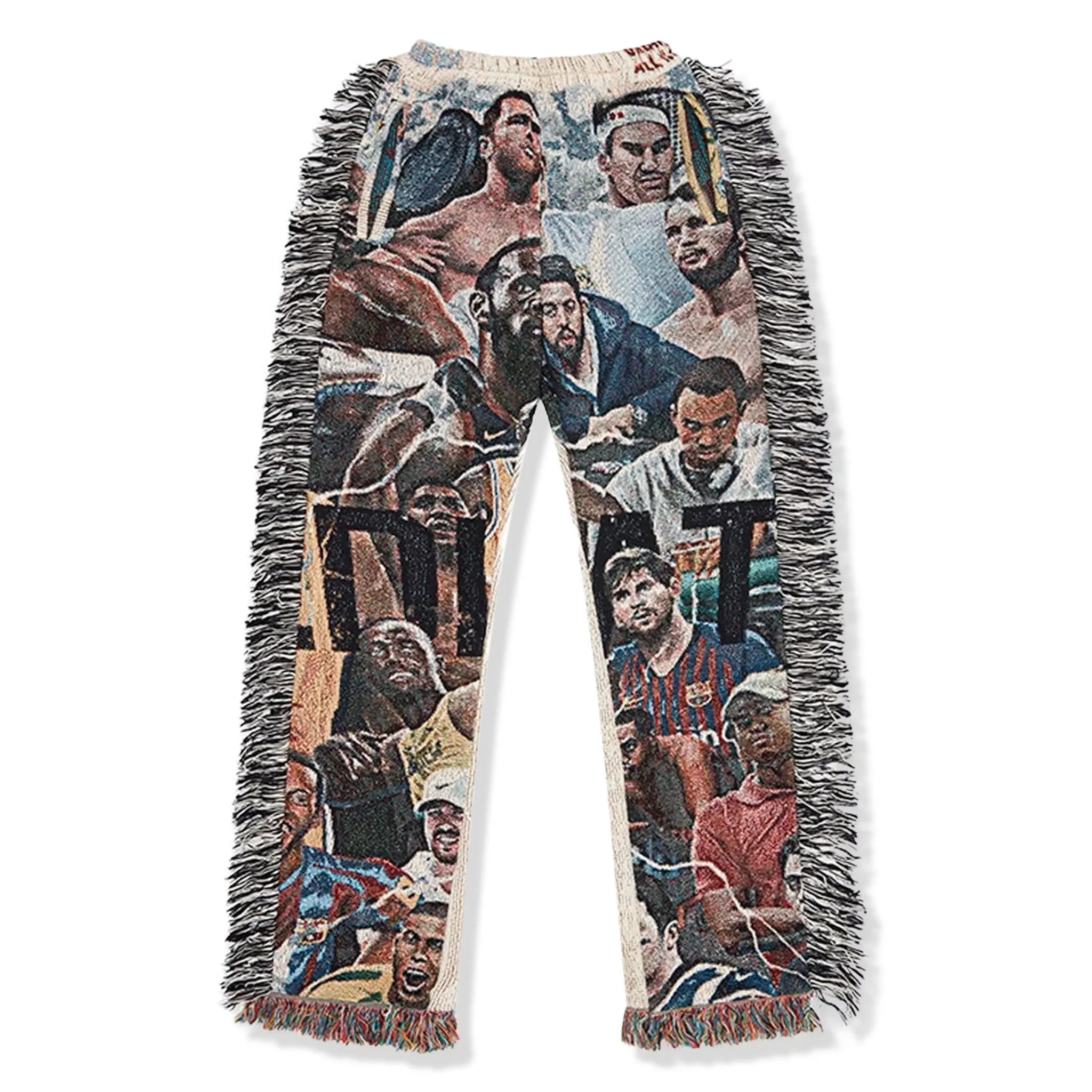 Front view of Dedictd G.O.A.T Tapestry Pants