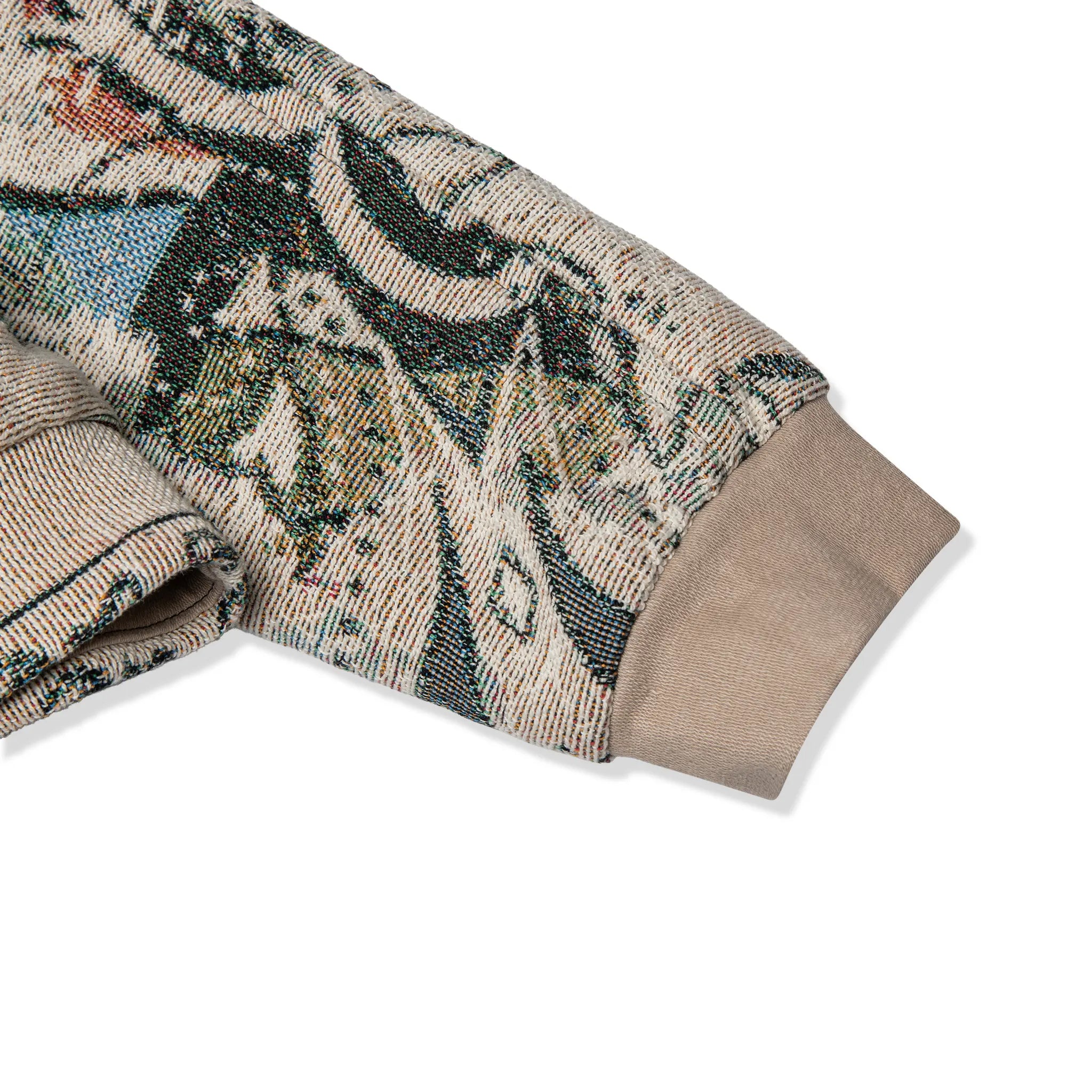 Sleeve View of Dedictd GTA Tapestry Collared Jacket
