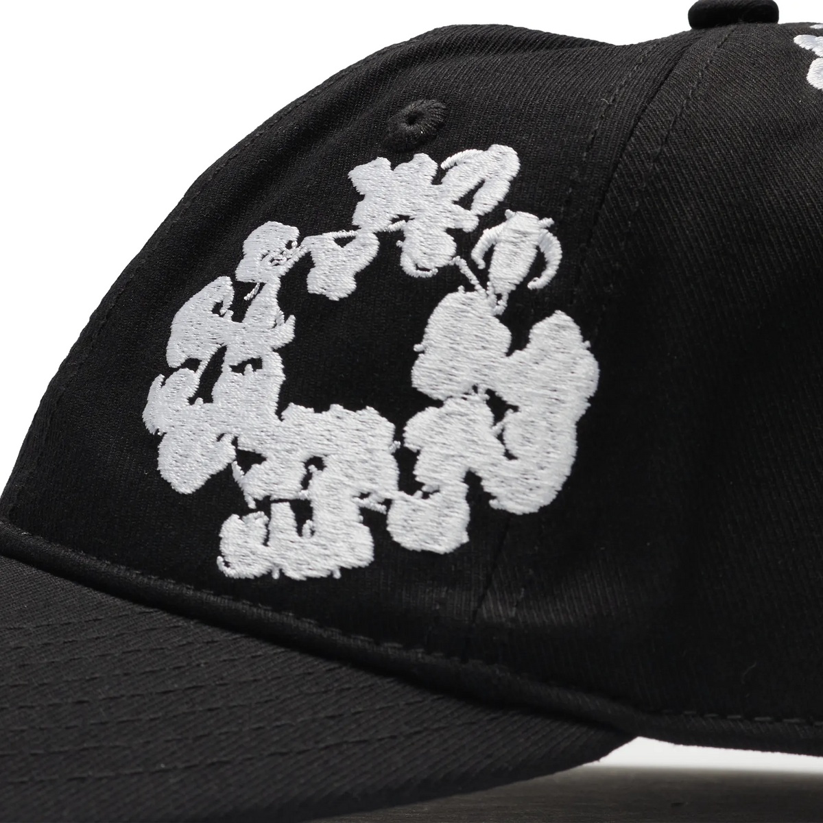 Denim Tears The Cotton Wreath Black Cap | SS25ANE11782042