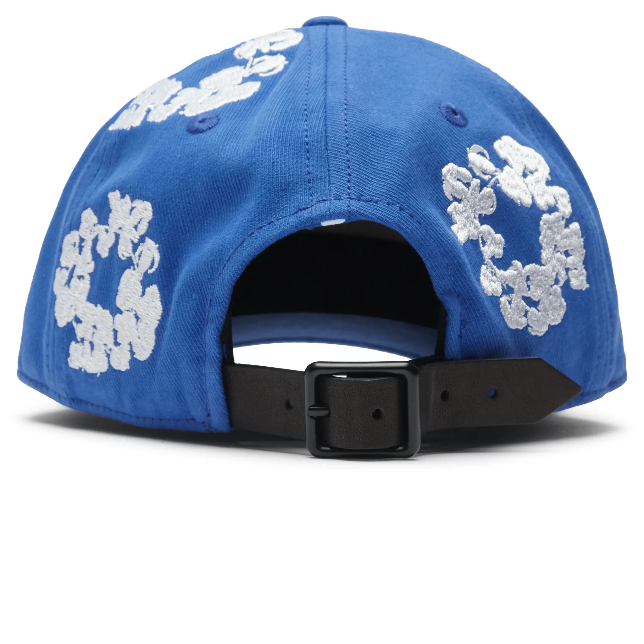 Back View of Denim Tears The Cotton Wreath Blue Cap SS25ANE11782045