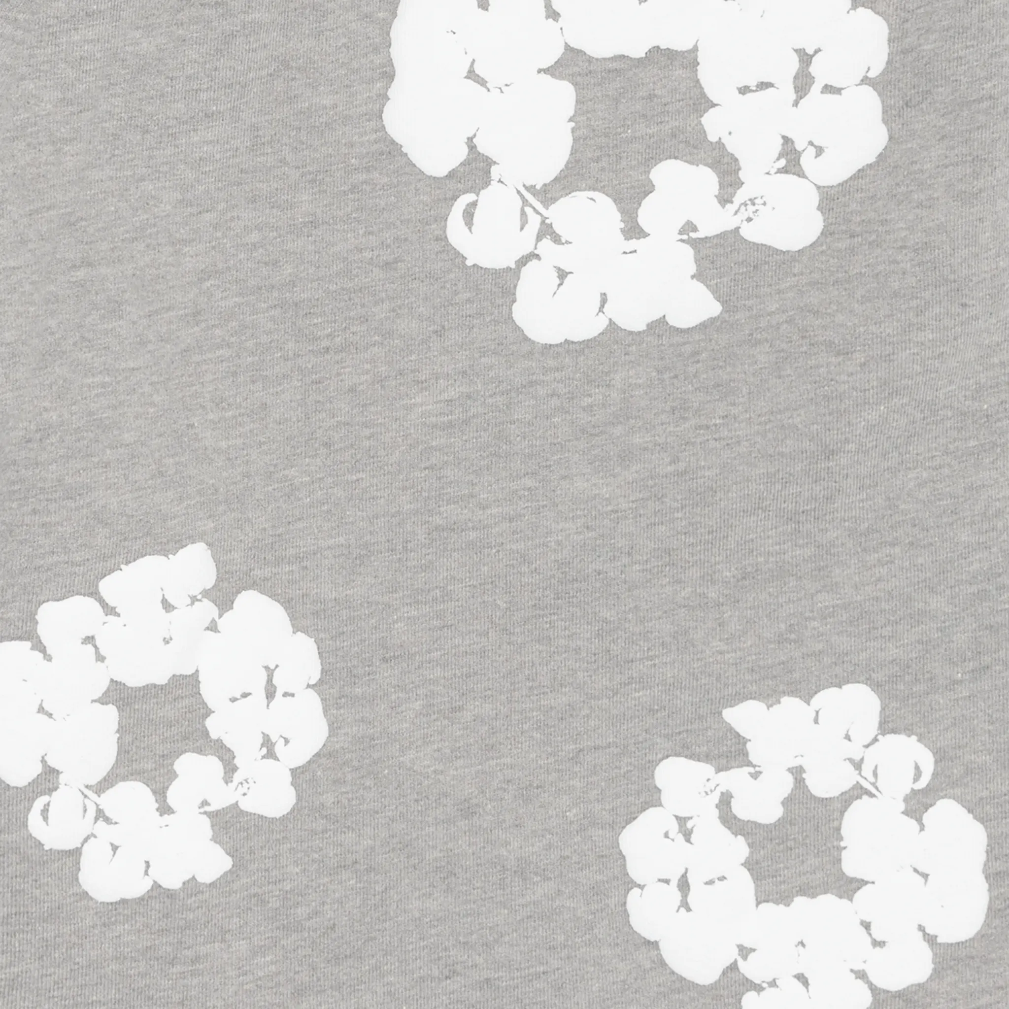 Logo view of Denim Tears The Cotton Wreath Grey Shorts 402-070-30