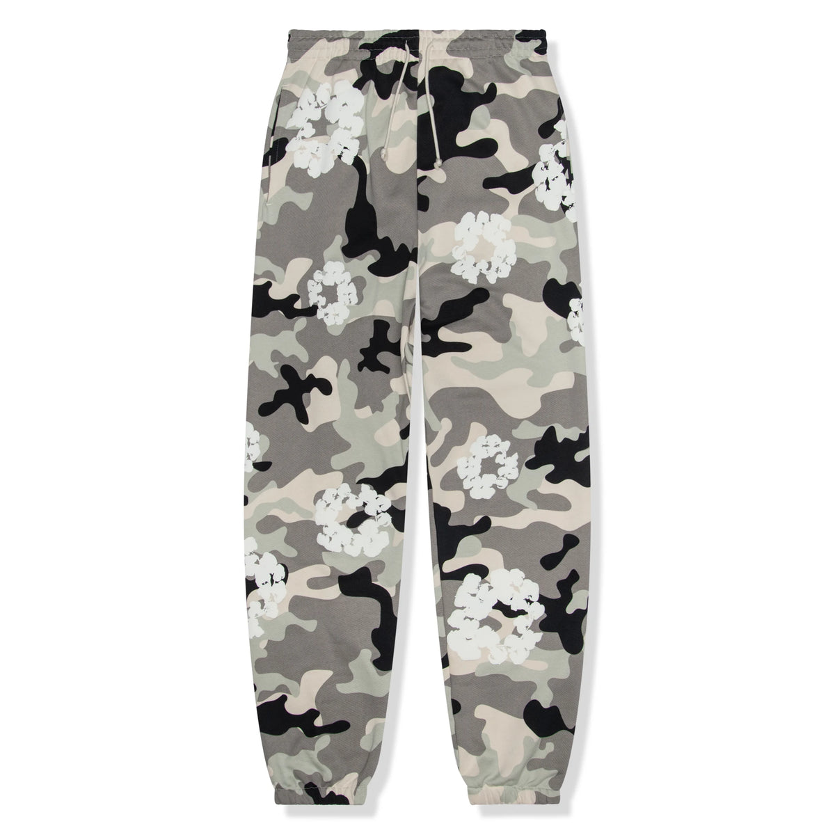 Denim Tears White Camo Cotton Wreath Sweatpants | 5650