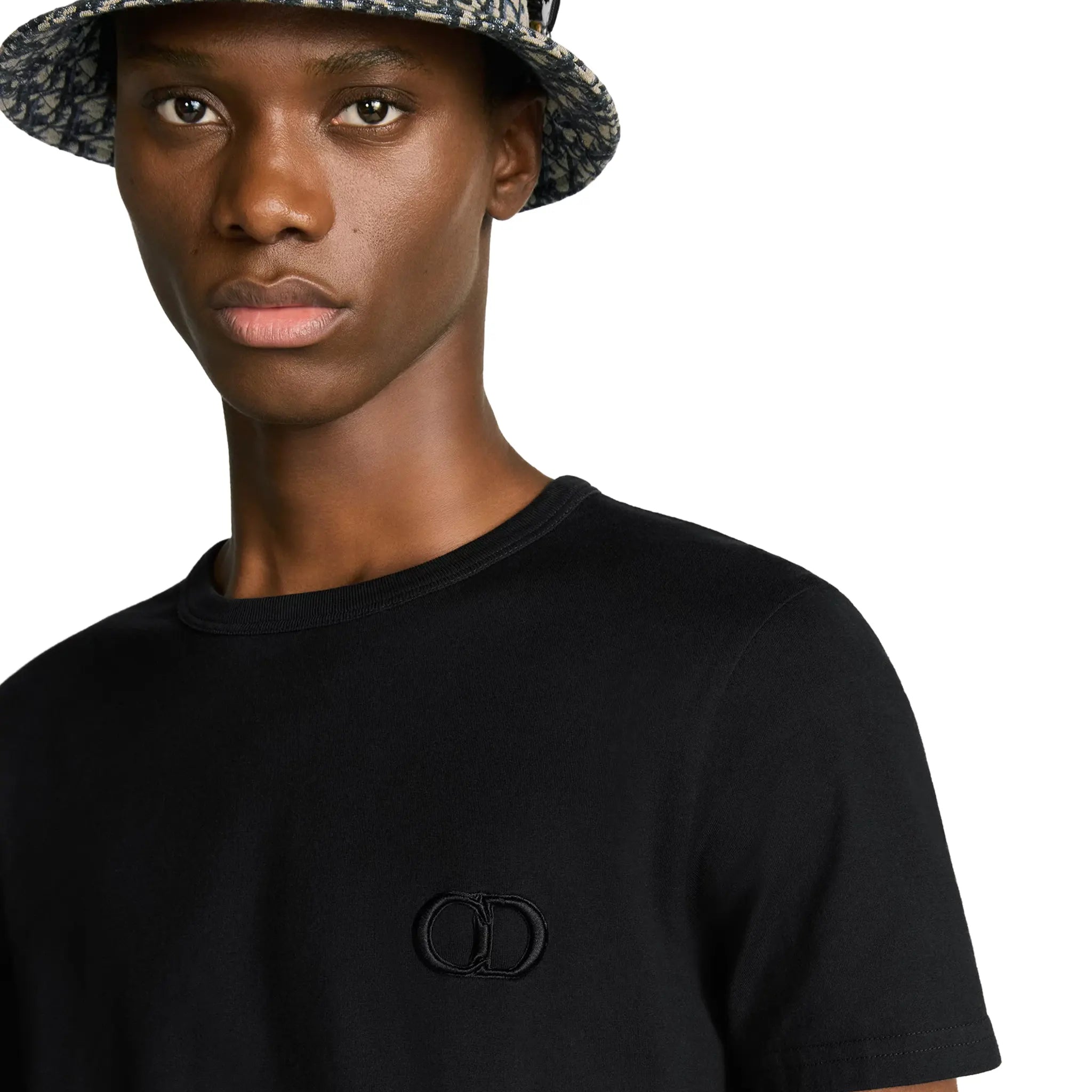 Detailed View of Preloved - Dior CD Icon Black T-Shirt