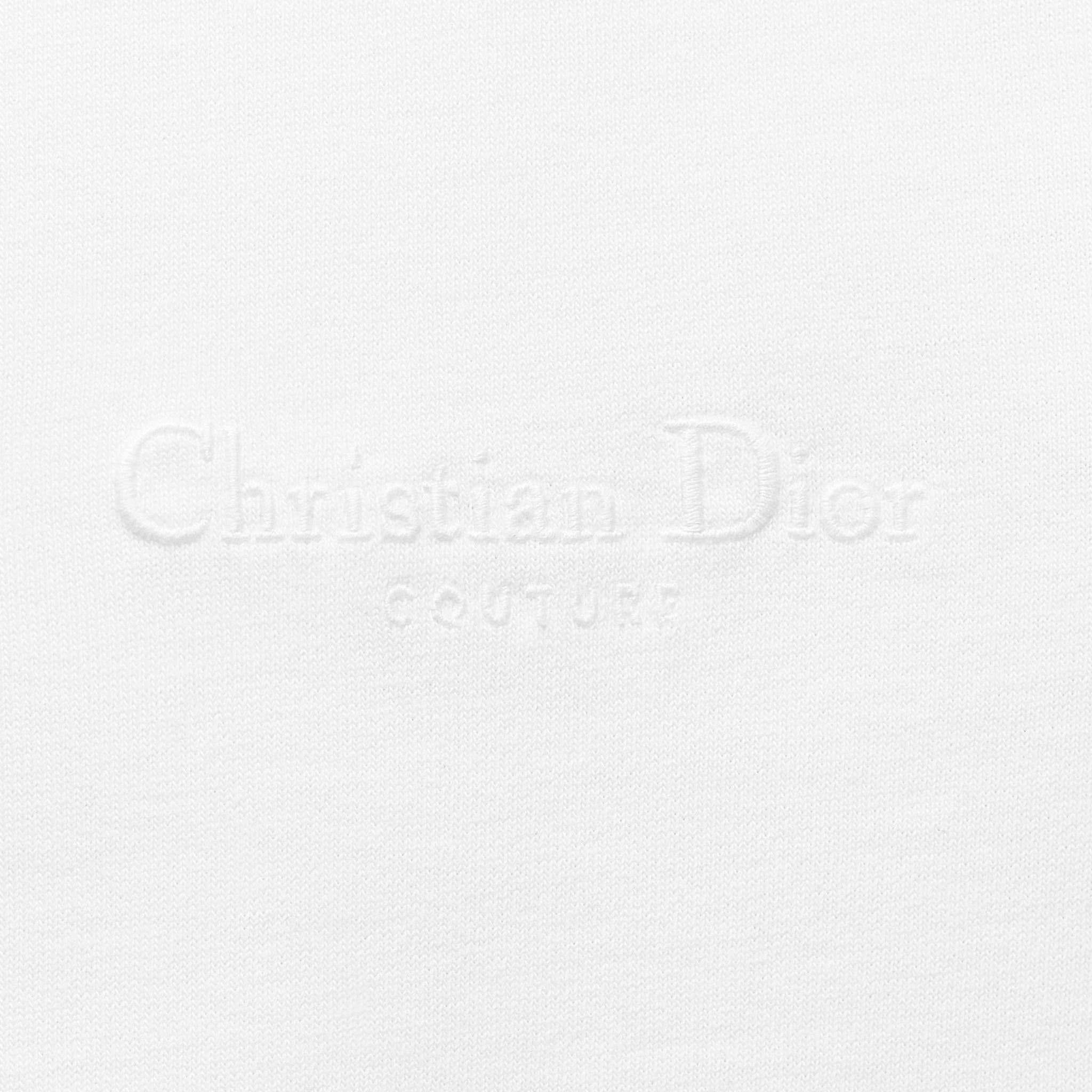 Logo view of Dior Christian Dior Couture Relaxed Fit T Shirt White 313J696B0554_C080