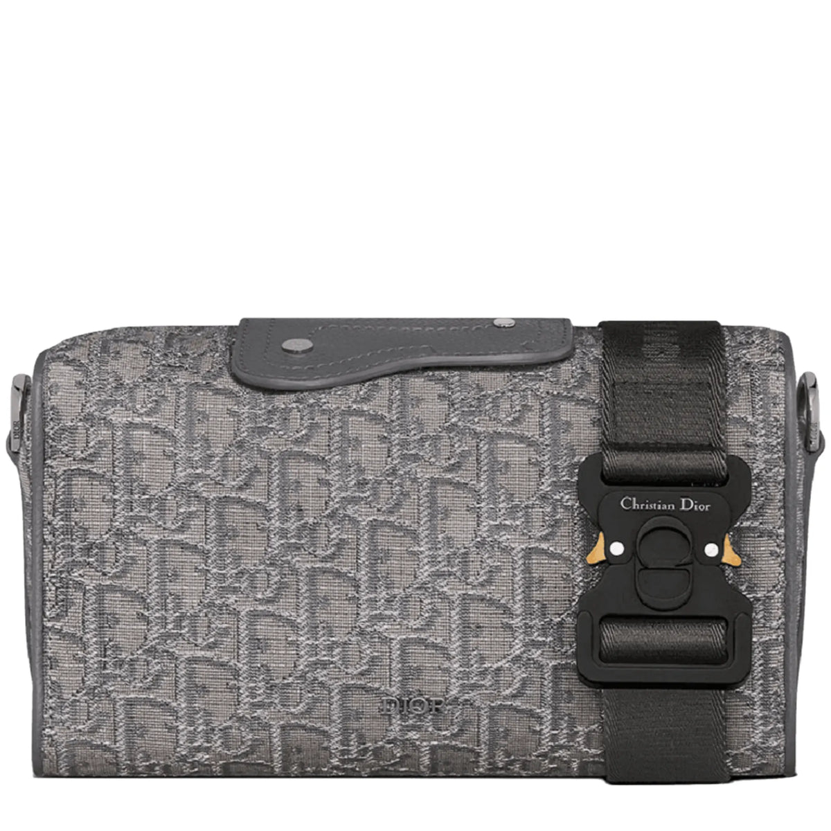 Dior Lingot 22 Oblique Dark Grey Messenger Bag |