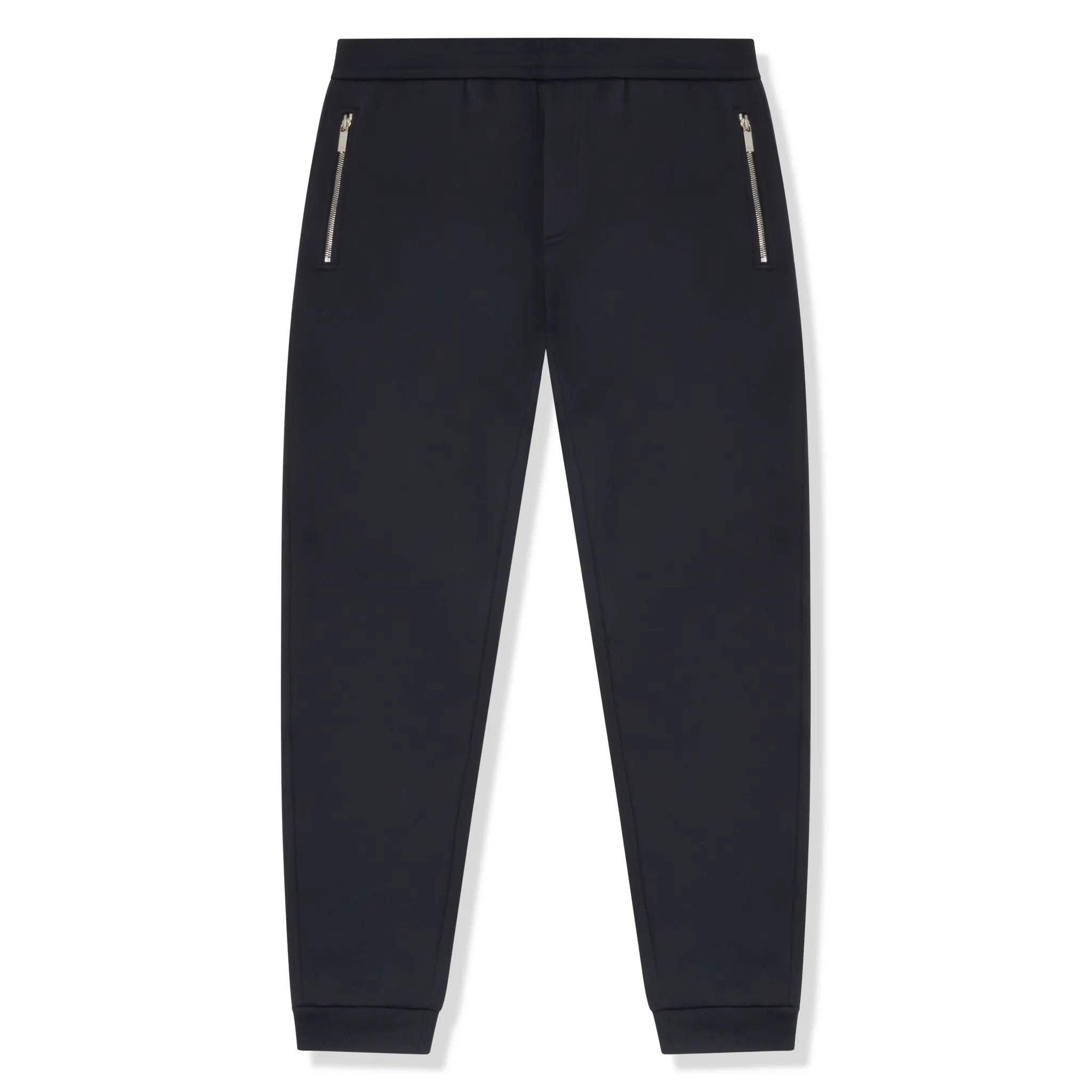 Front View of Dior Track Navy Sweatpants 013J100A0571 C540