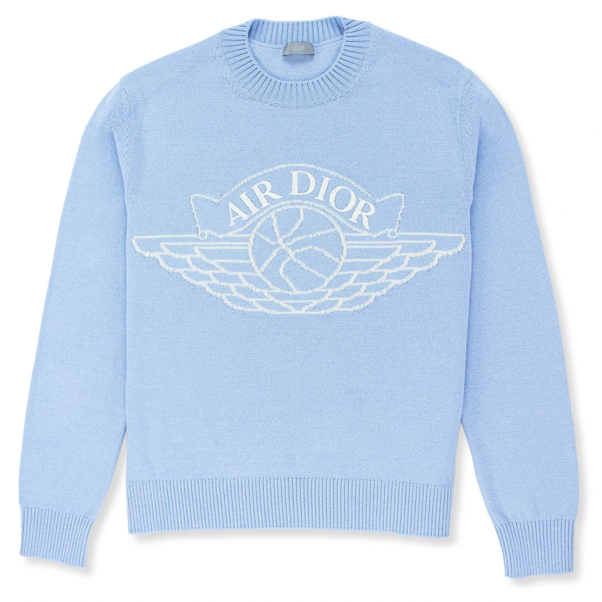 Image of Dior x Jordan Wings Sky Blue Knit
