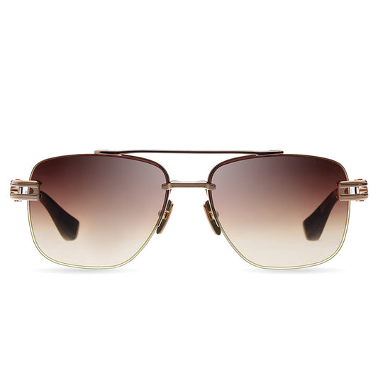 Dita Grand-Evo One DTS138-A-02 White Gold Brown Sunglasses