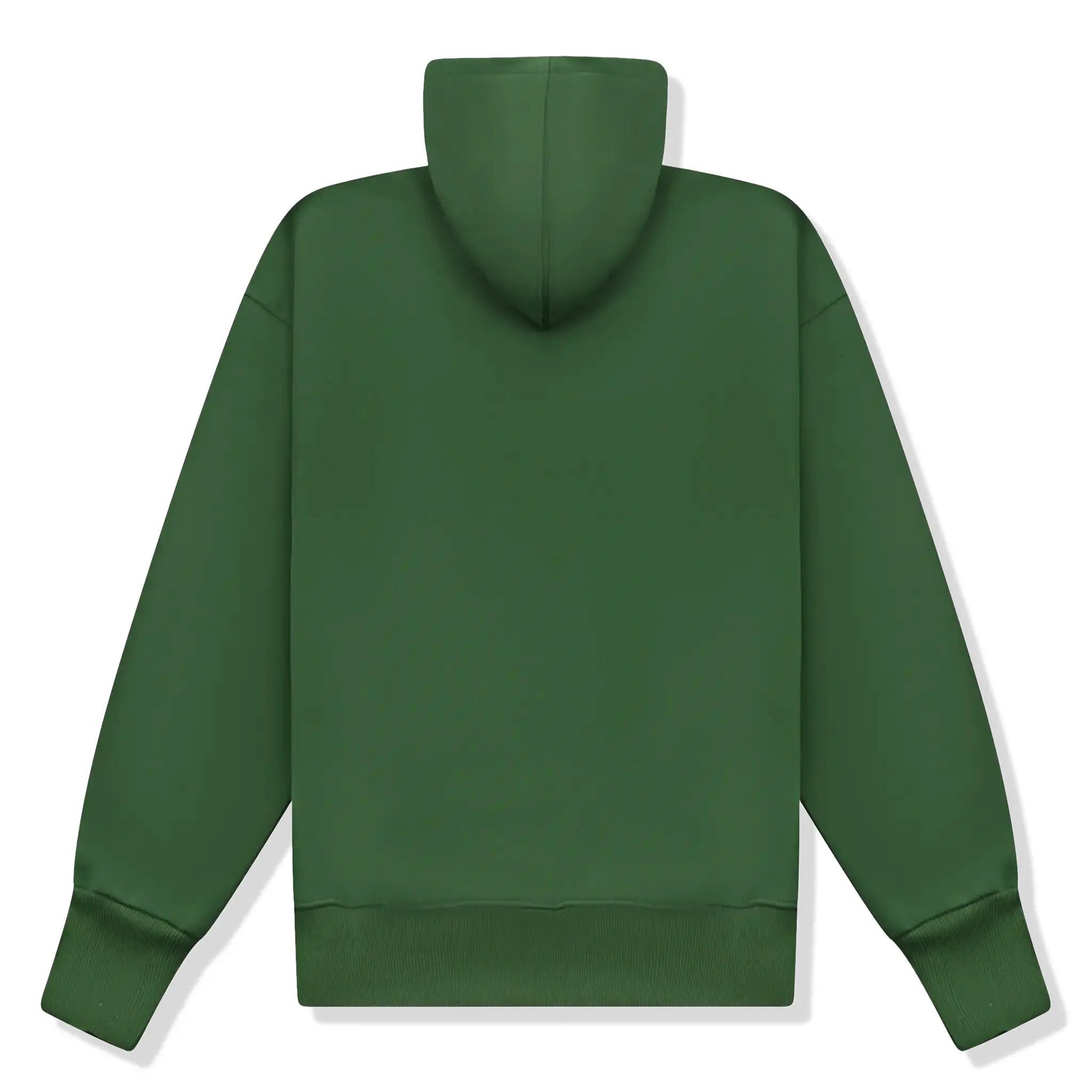 Back view of Drama Call Green White Hoodie