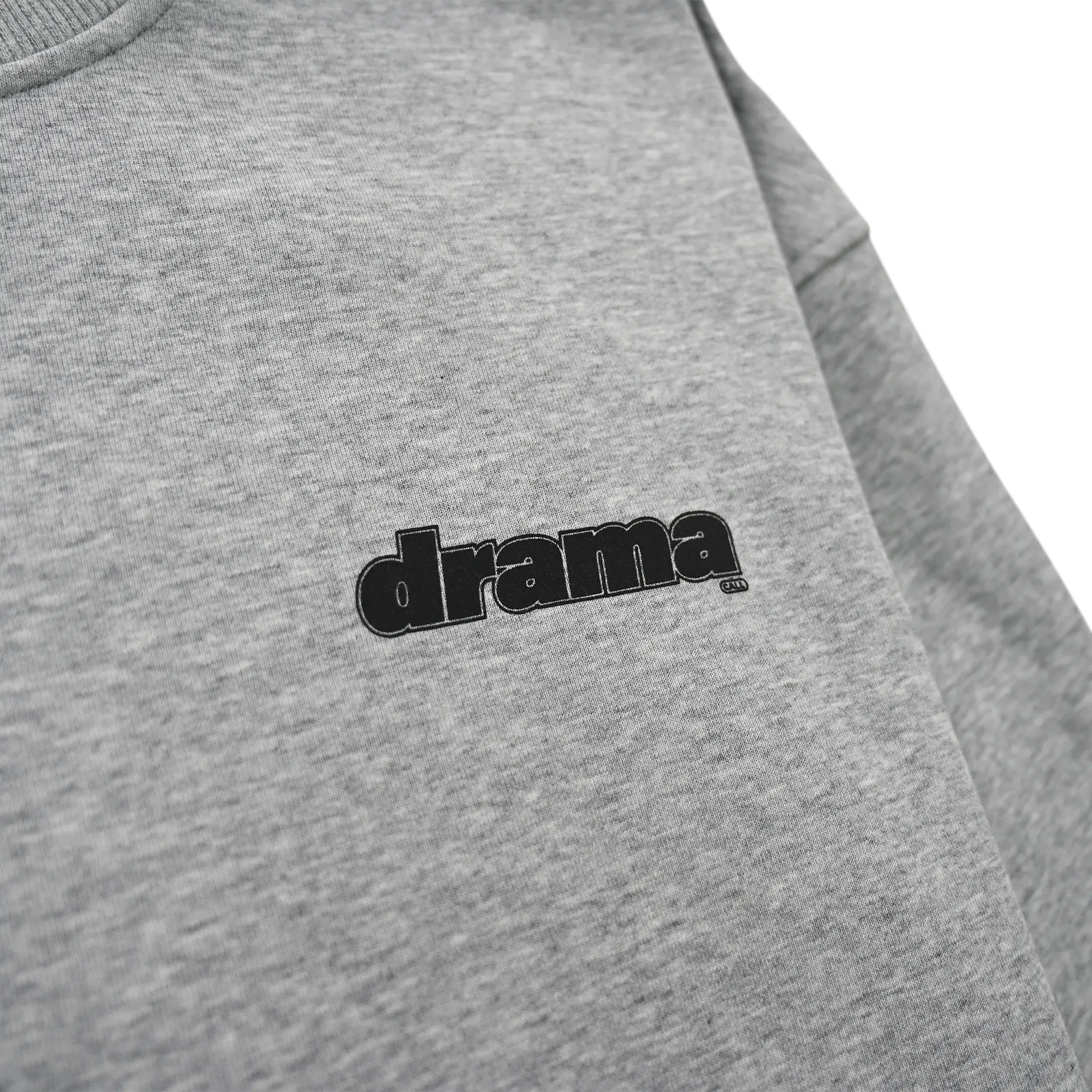 Logo view of Drama Call Grey Sweatshirt