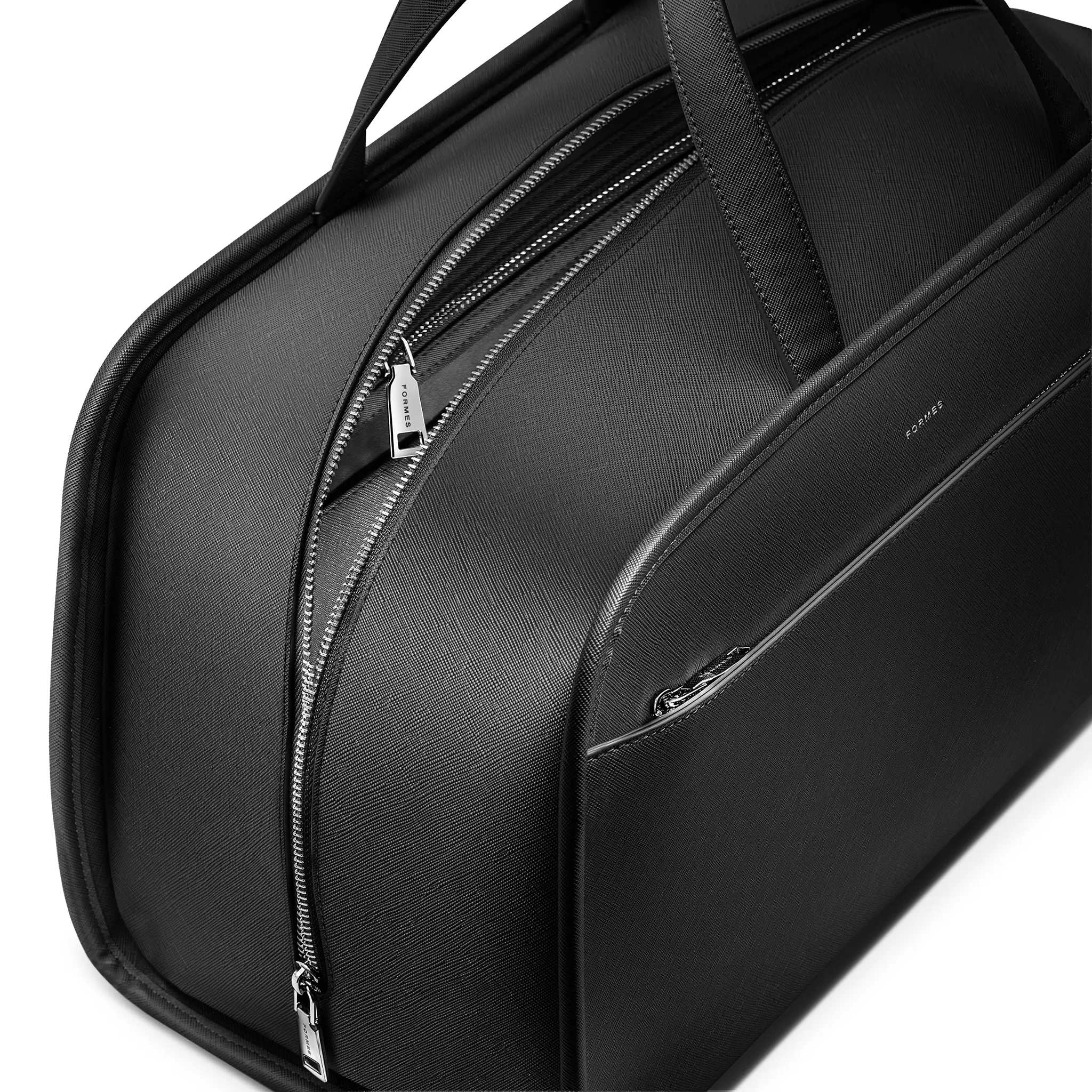Upper Side View of Formes Porto Nero Duffel Bag