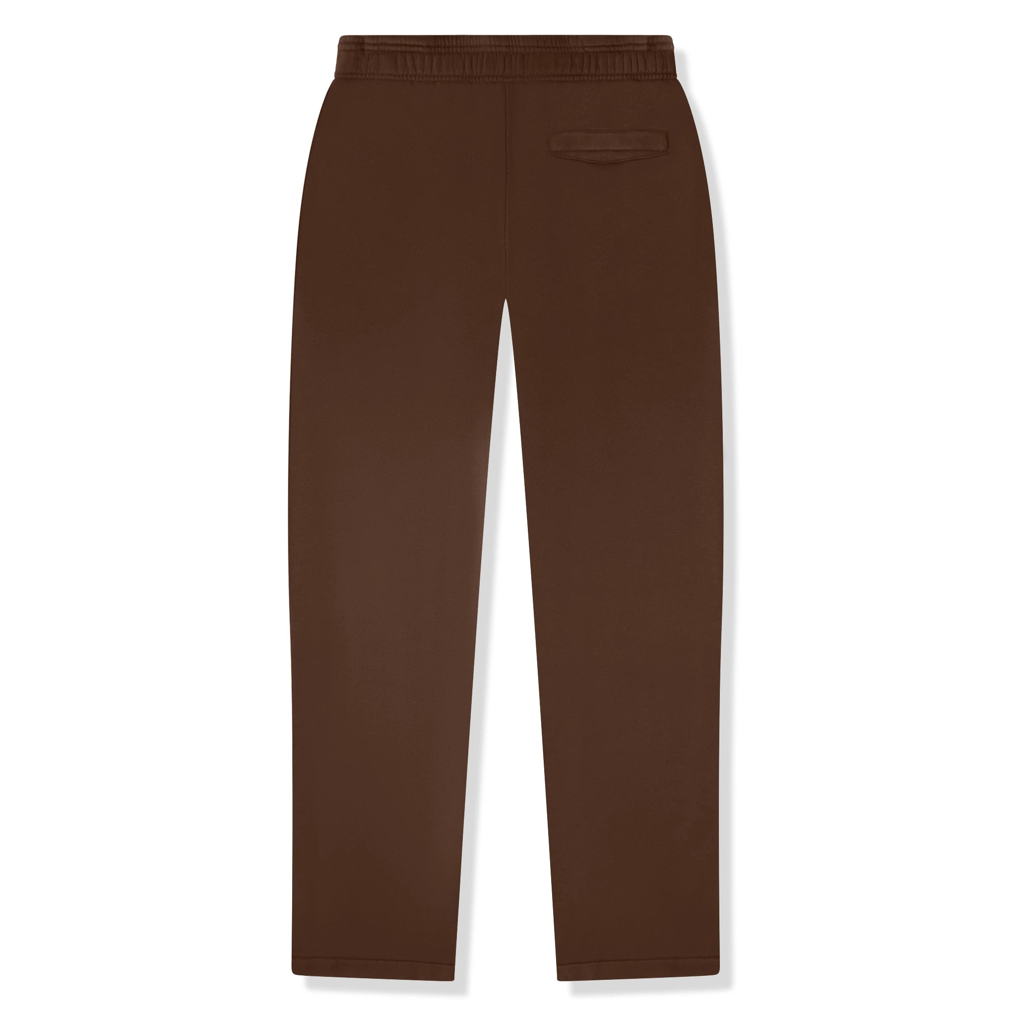 Back view of Eric Emanuel EE Basic Brown White Sweatpants