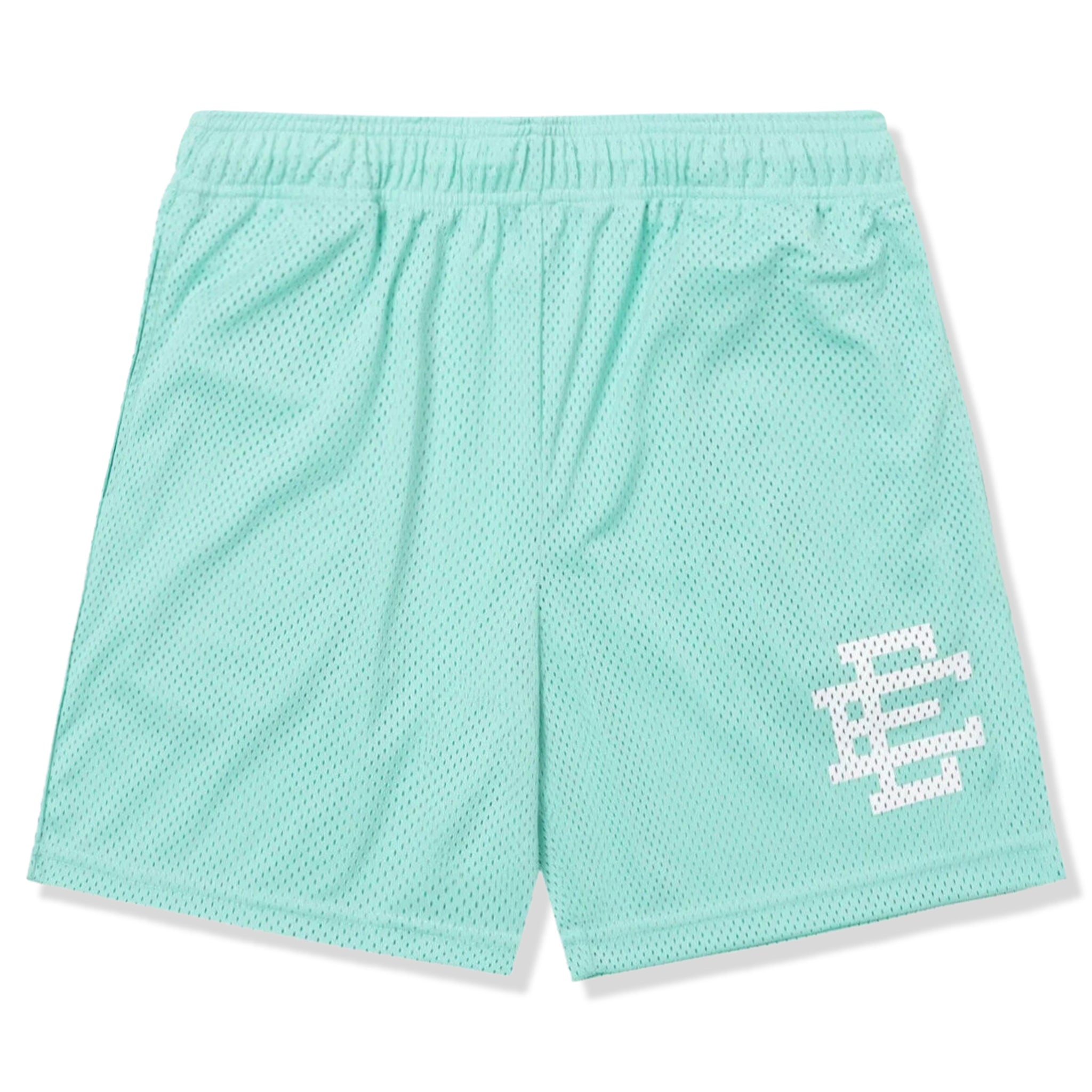 Front view of Eric Emanuel EE Basic Tiffany Blue Shorts