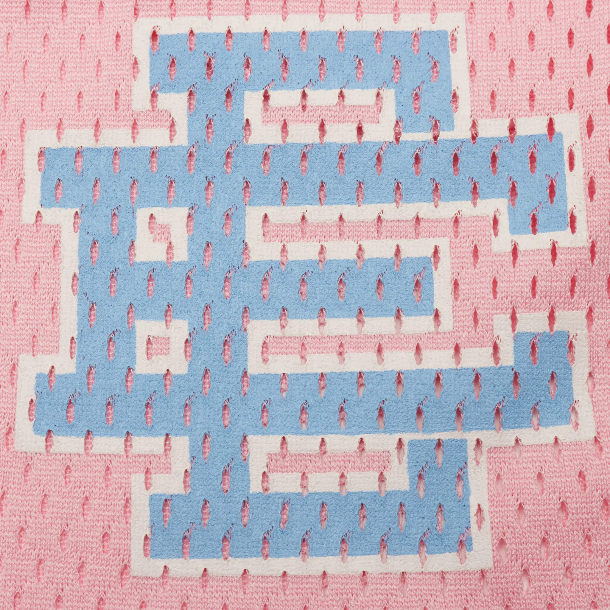 Detailed View of Eric Emanuel EE Basic Core Rose Quartz Baby Blue Shorts (SS21)