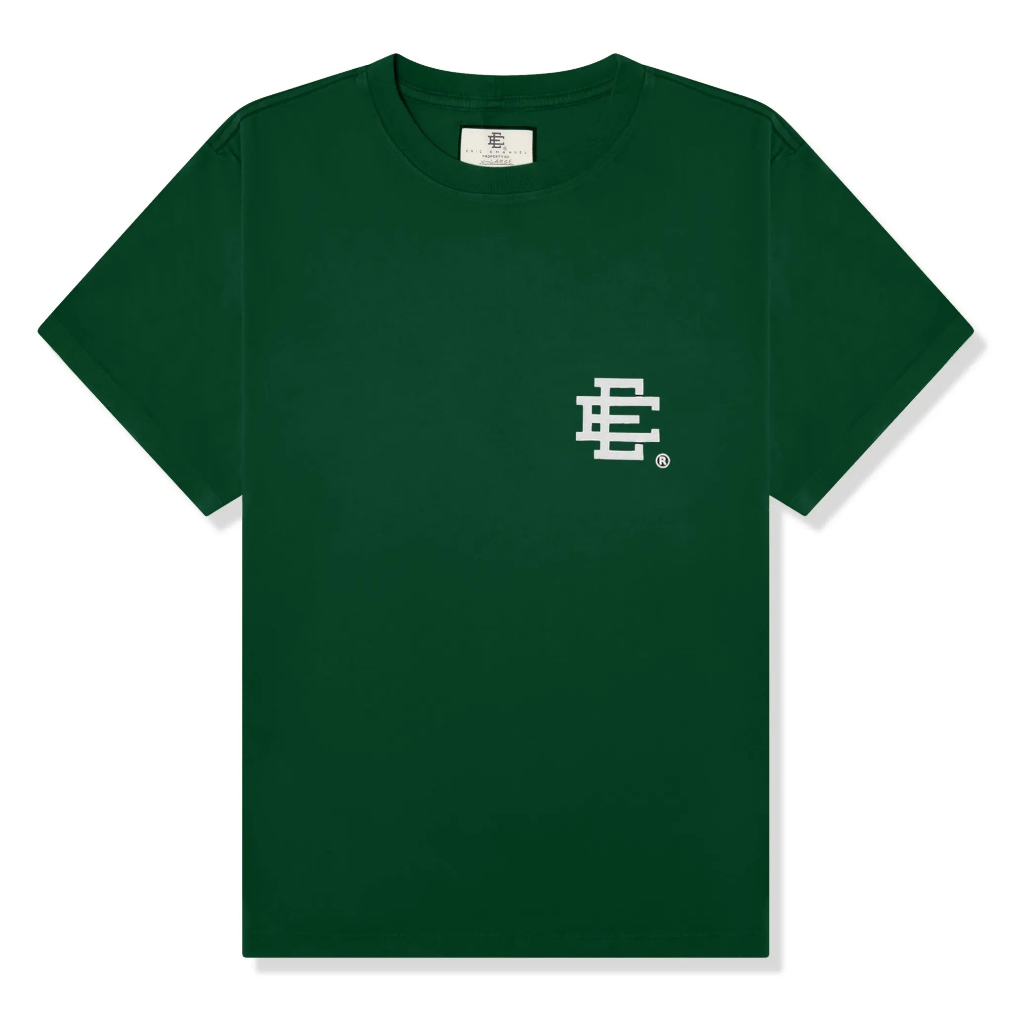 Front view of Eric Emanuel EE Basic Green T Shirt