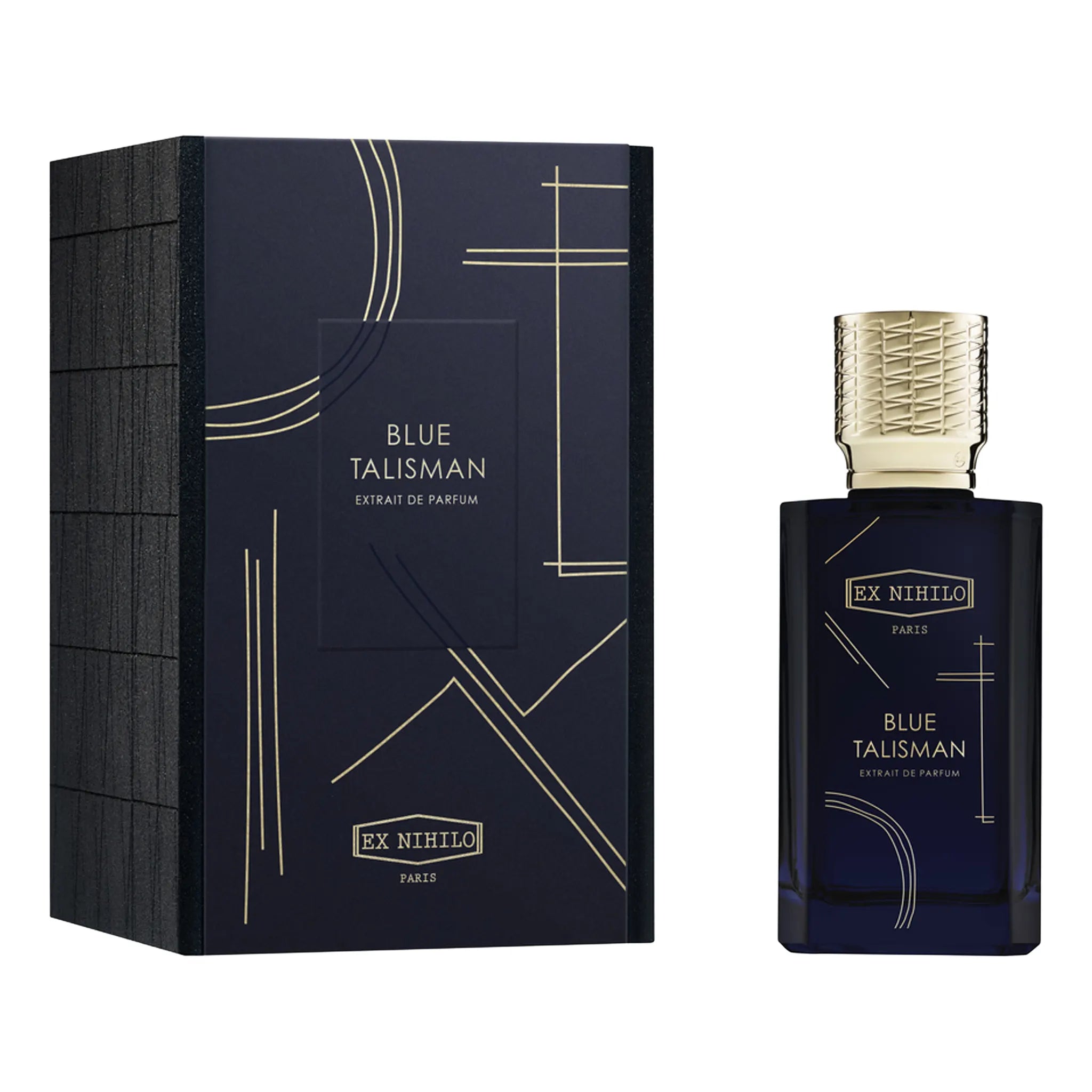 With Gifting Box View of Ex Nihilo Blue Talisman Extrait De Parfum 100ml