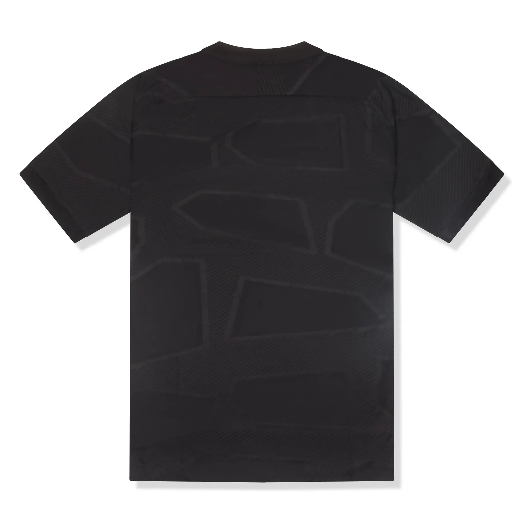 Back View of FC Palestina Palestine Black Edition Arabic Football T-Shirt