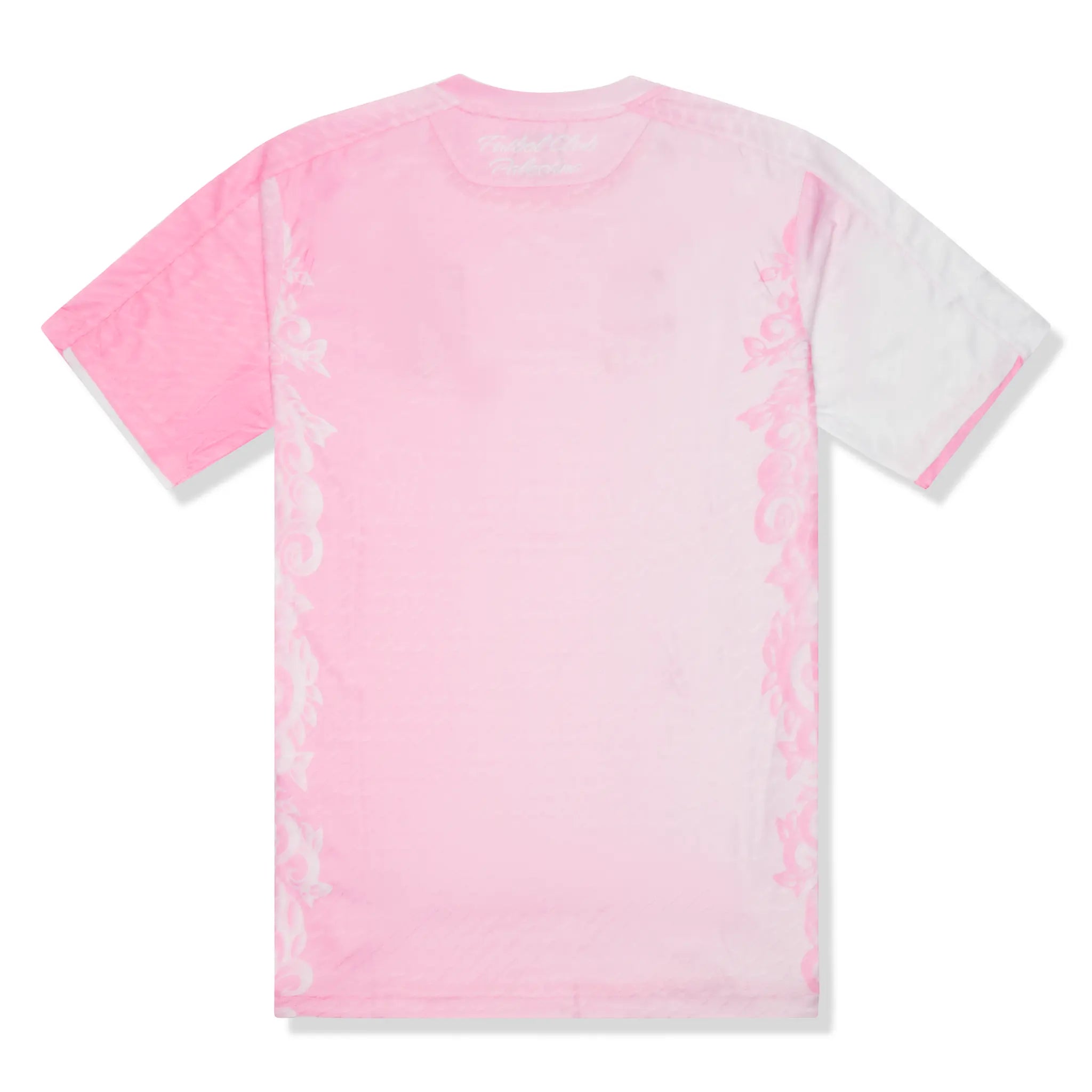 Back View of FC Palestina x Farrah Azam Pink Haze T-Shirt