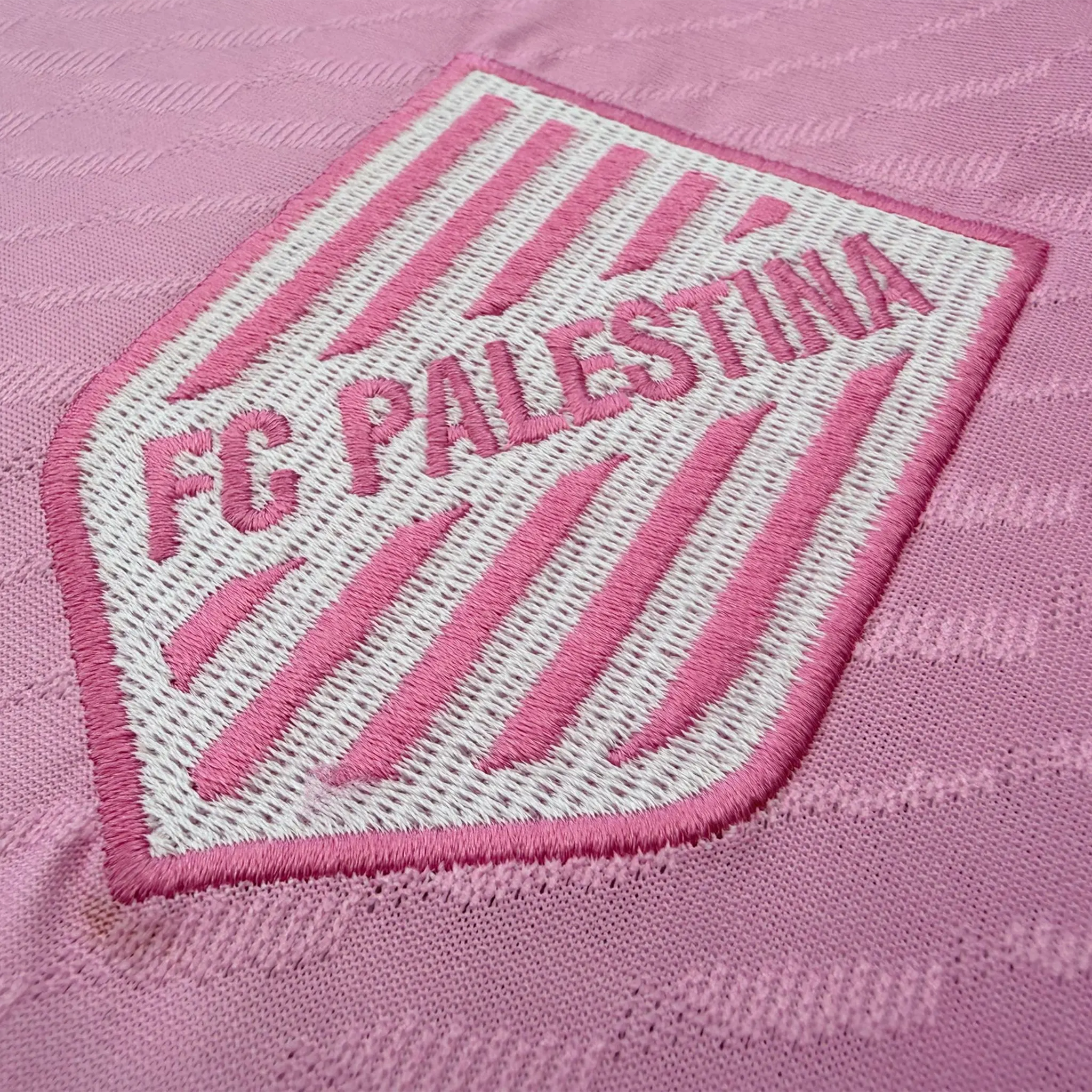 Detailed FC Palestina x Farrah Azam Pink Haze T-Shirt