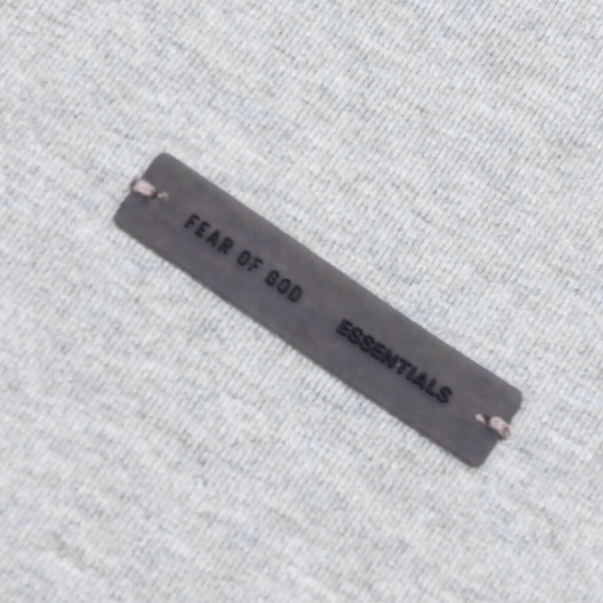 Detailed View of Fear Of God Essentials Classic Concrete Heather T-Shirt (FW25) 125SP254195F