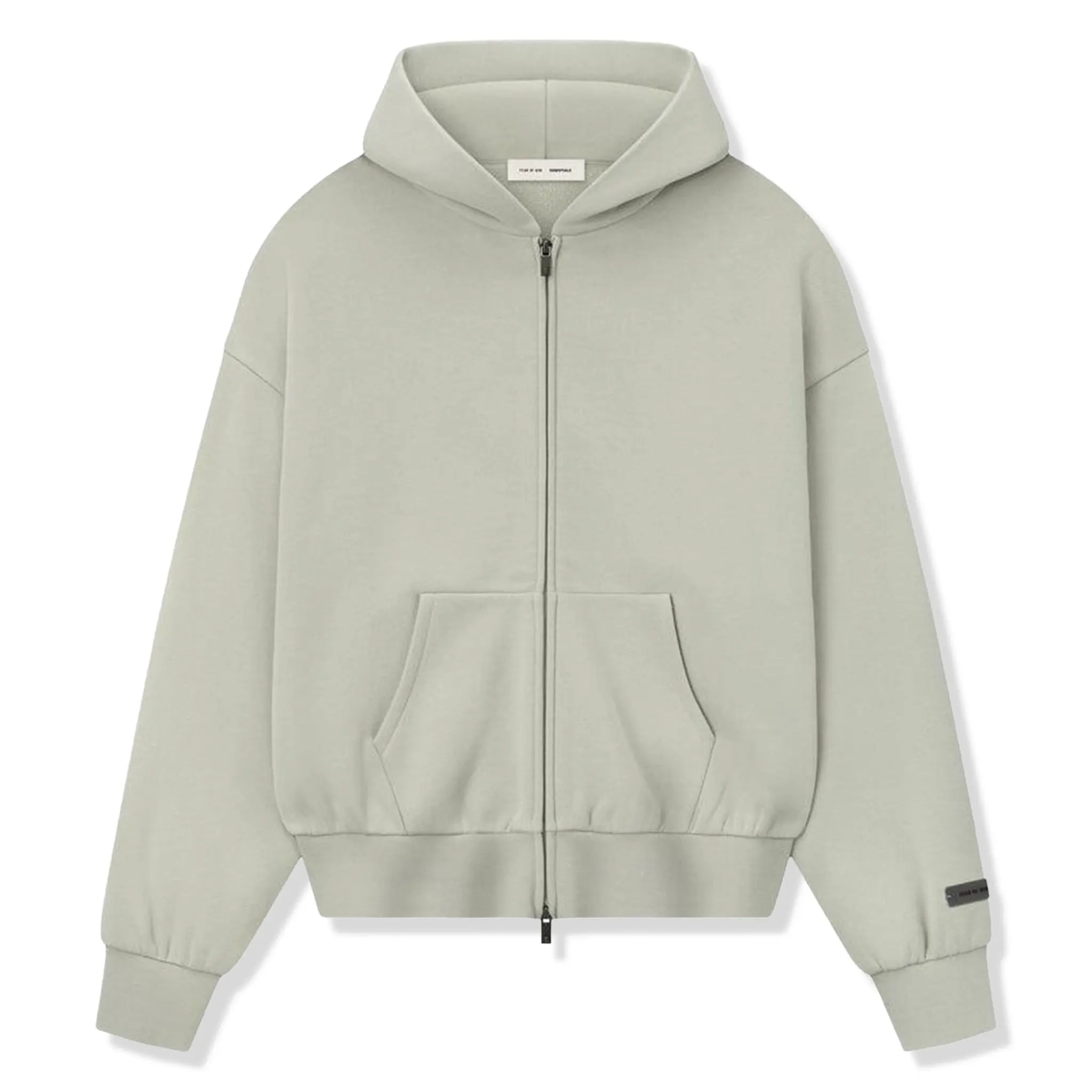 Fear Of God Essentials Classic Fleece Abbey Stone Zip-Up Hoodie (FW25)