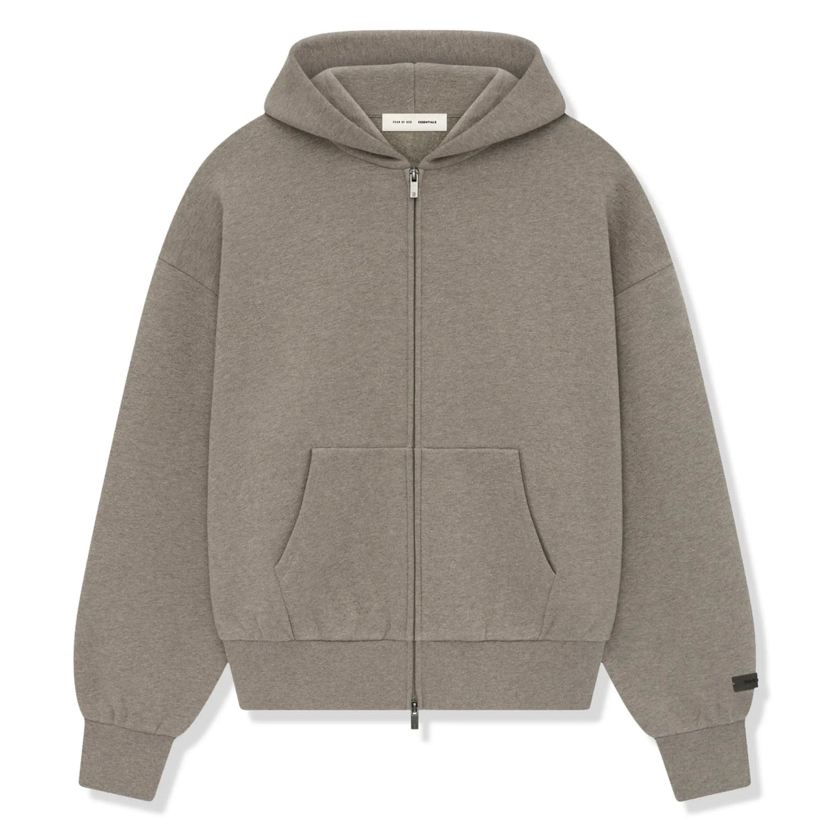 Fear Of God Essentials Classic Hood Homestead Heather Zip-Up
