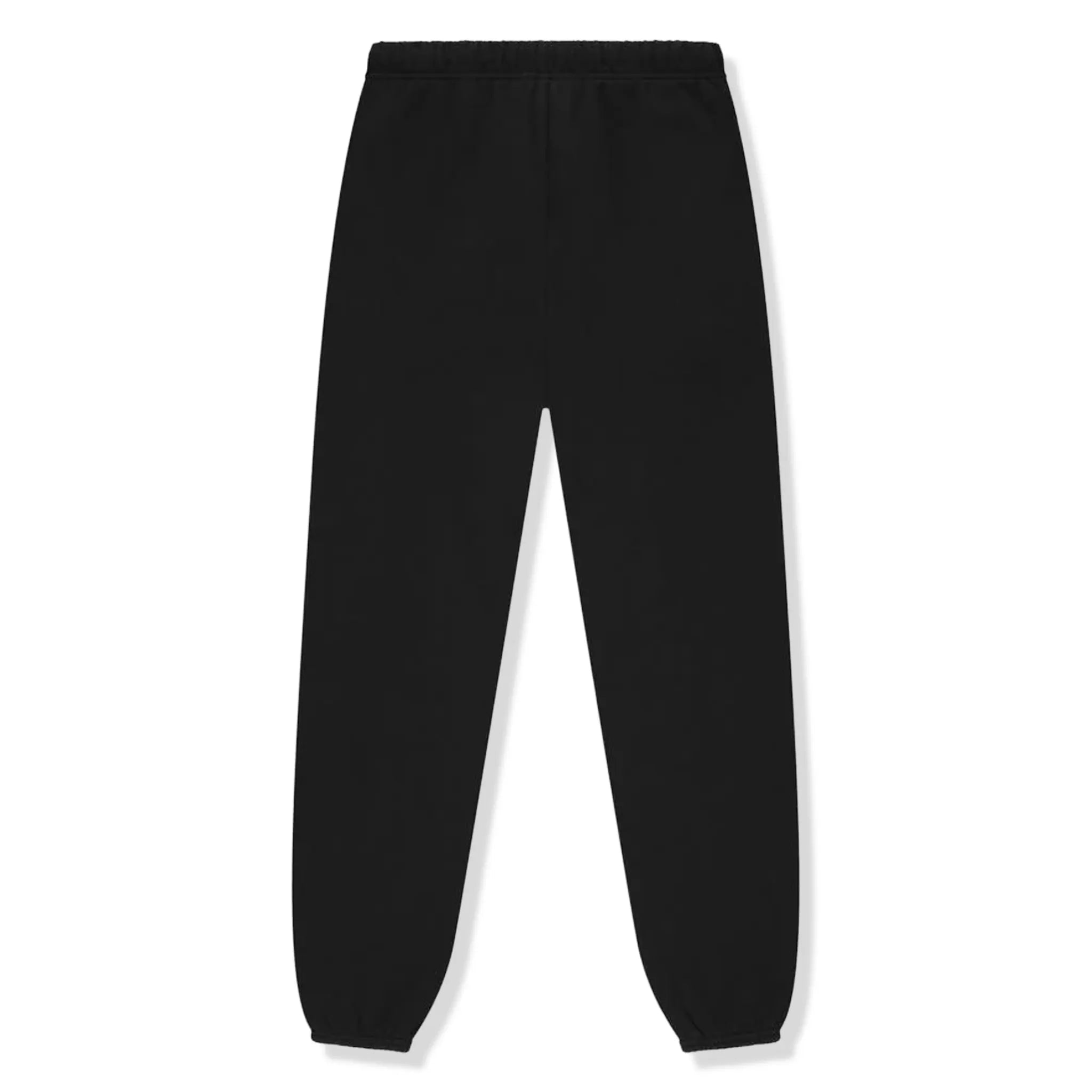 Back View of Fear Of God Essentials Classic Jet Black Sweatpants 130AS252020F