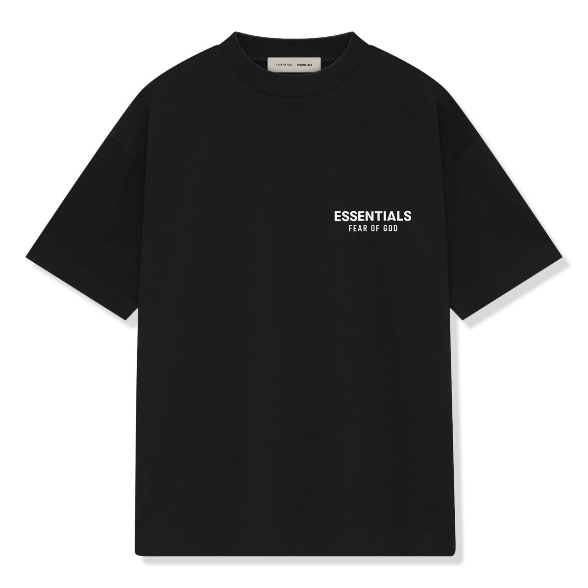 Fear Of God Essentials Classic Jet Black T Shirt | 125AS254190F