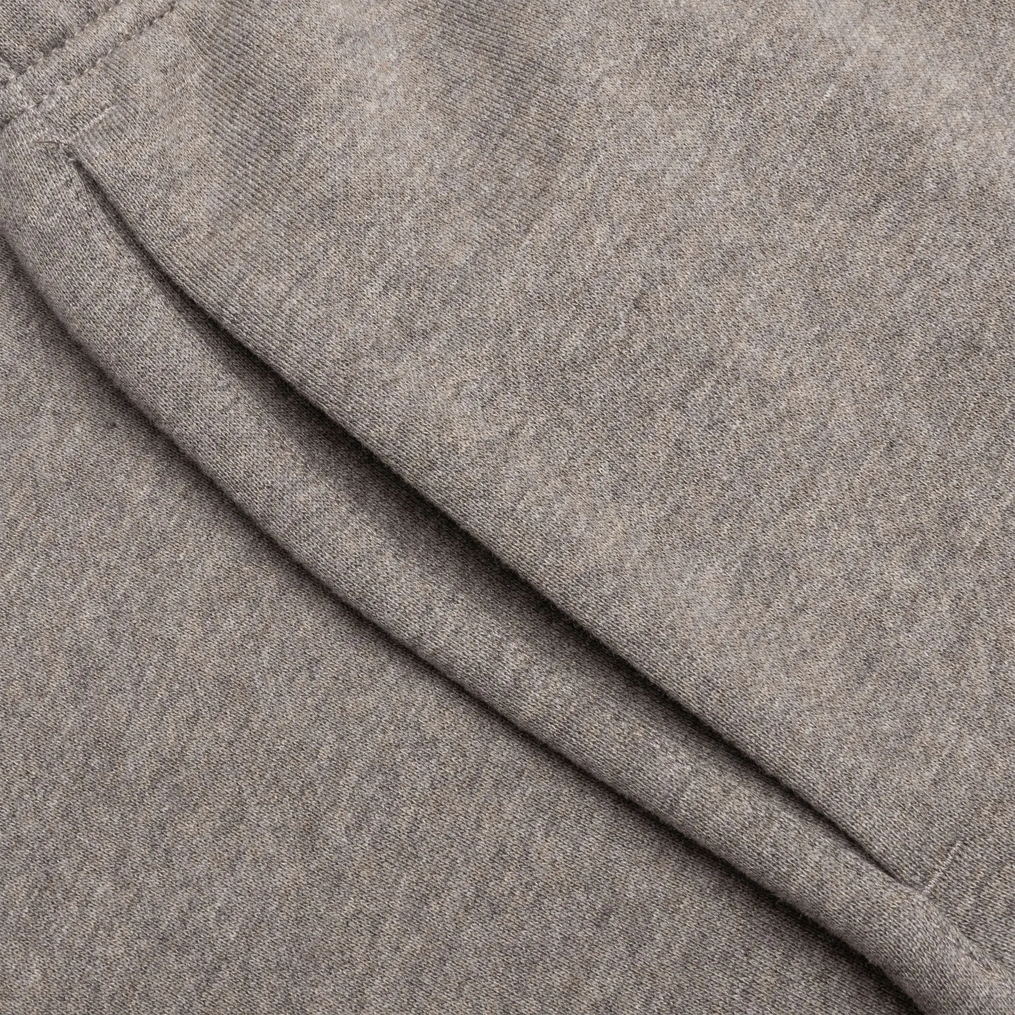 Detailed View of Fear Of God Essentials Core Collection Heather Grey Sweatpants (SS24) 130SU242021F