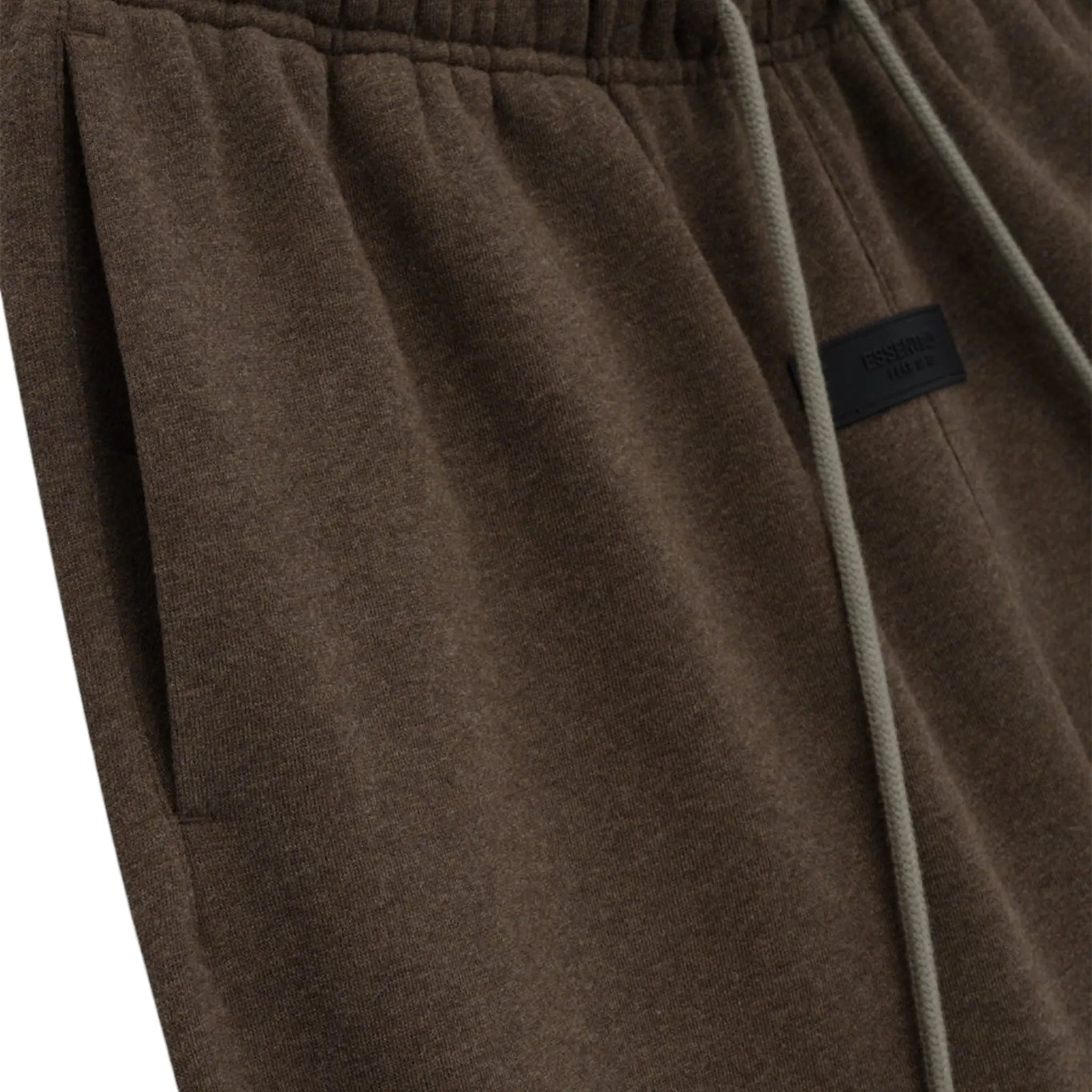 Detailed View of Fear Of God Essentials Core Collection Heather Wood Sweatpants (SS24) 130SU242022F