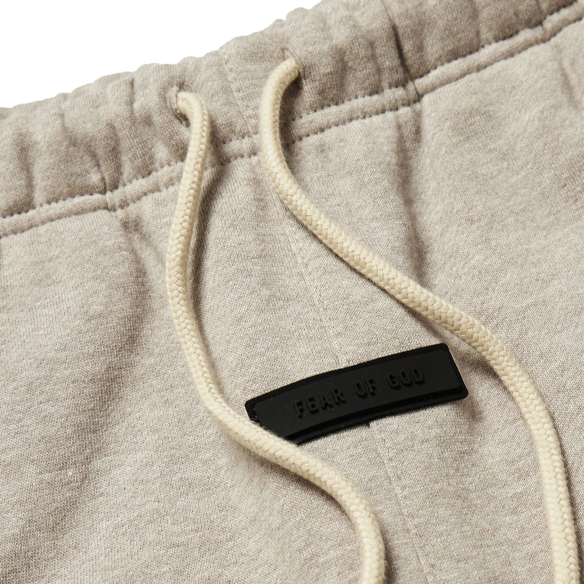 Logo view of Fear Of God Essentials Core Heather Sweatpants (FW23)