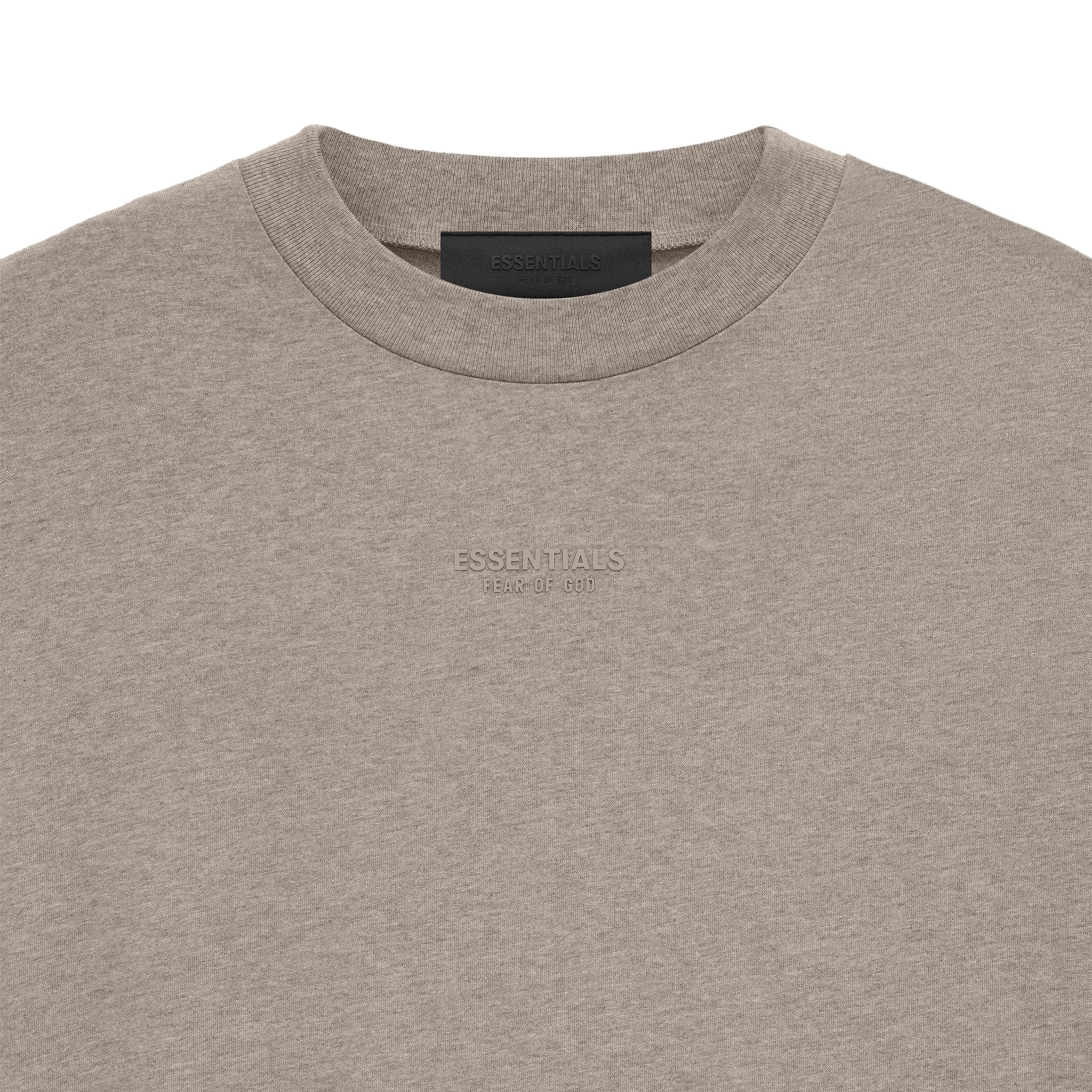 Logop view of Fear Of God Essentials Core Heather T Shirt (FW23)