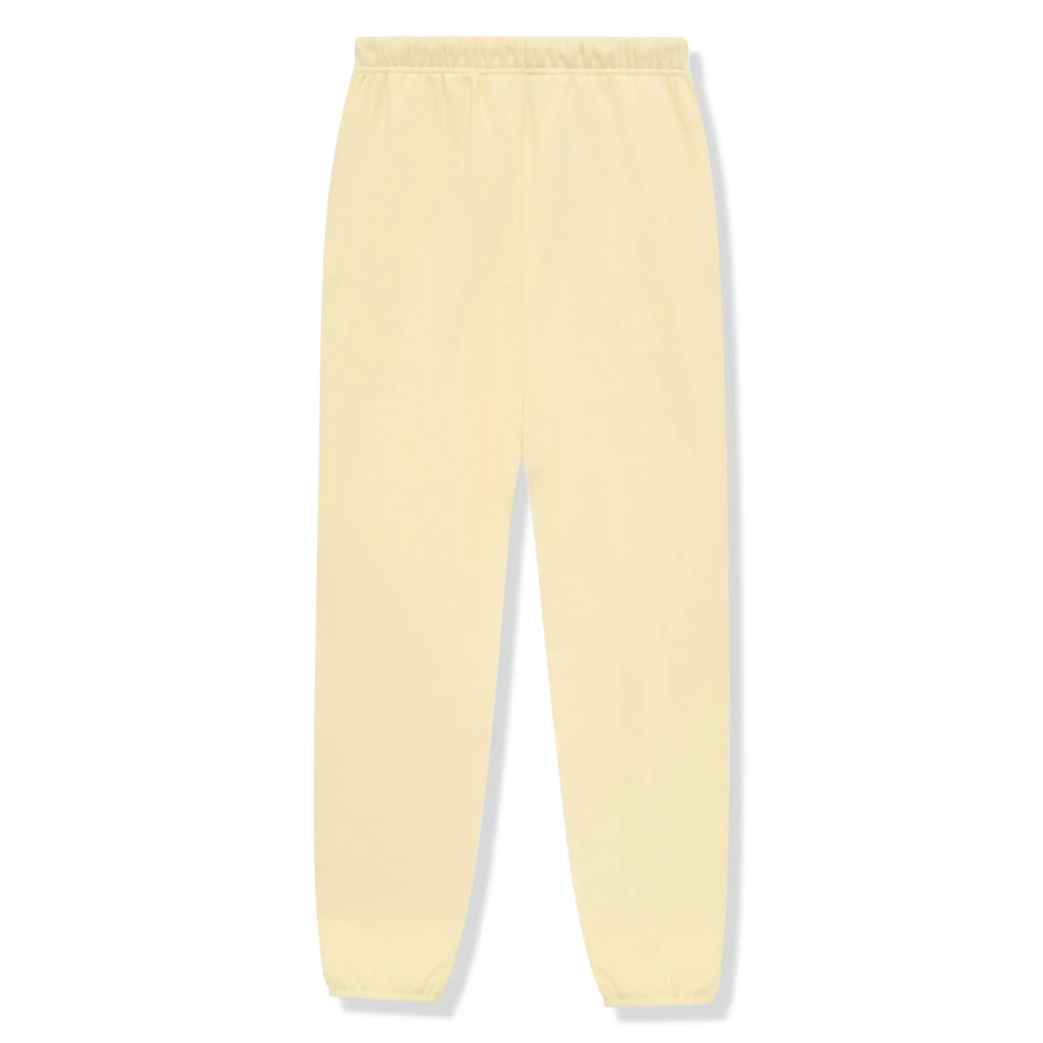 Back view of Fear Of God Essentials Garden Yellow Sweatpants (FW23) 130SP242021F