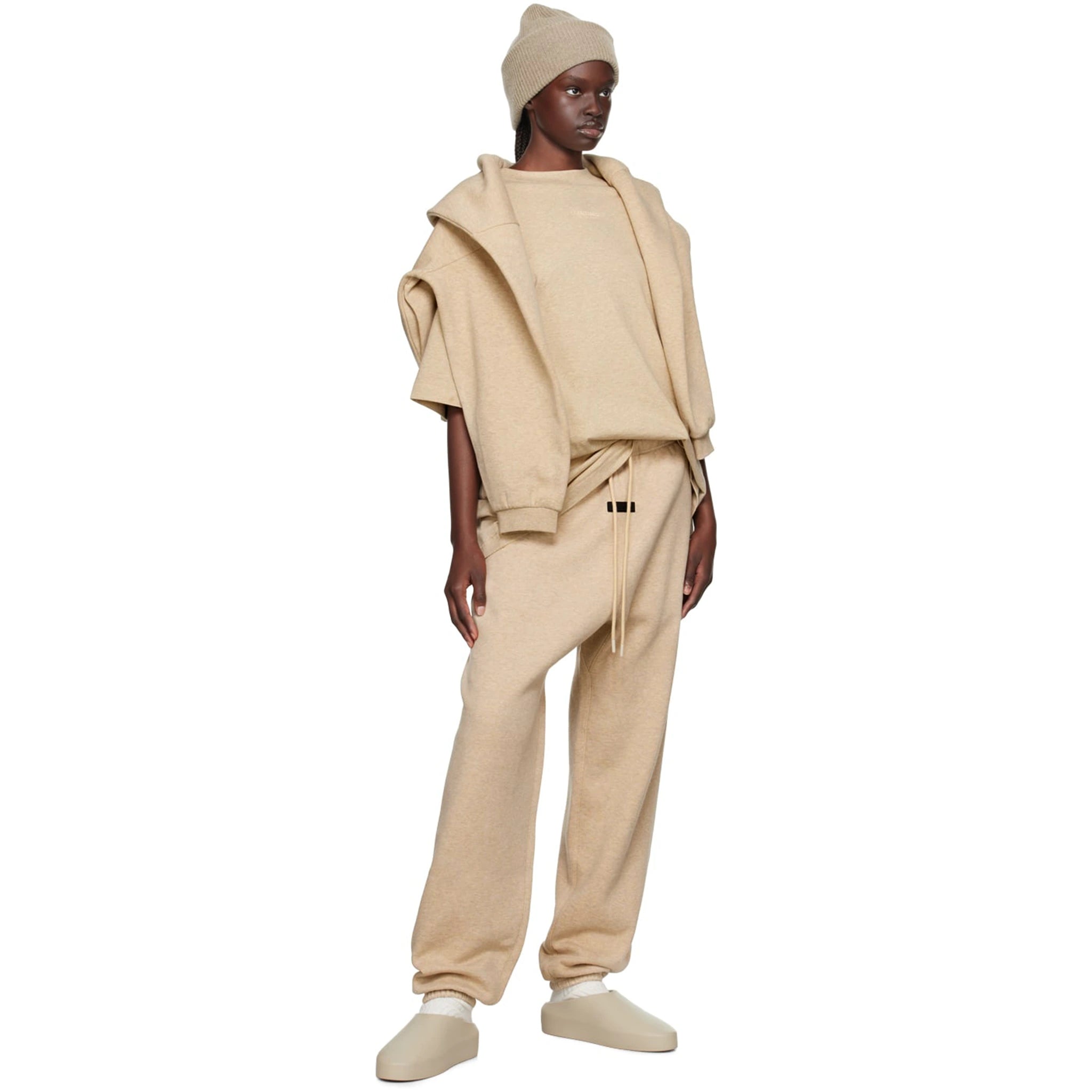 Fear Of God Essentials Gold Heather T Shirt (FW23 Fear Of God Essentials Gold Heather T Shirt (FW23