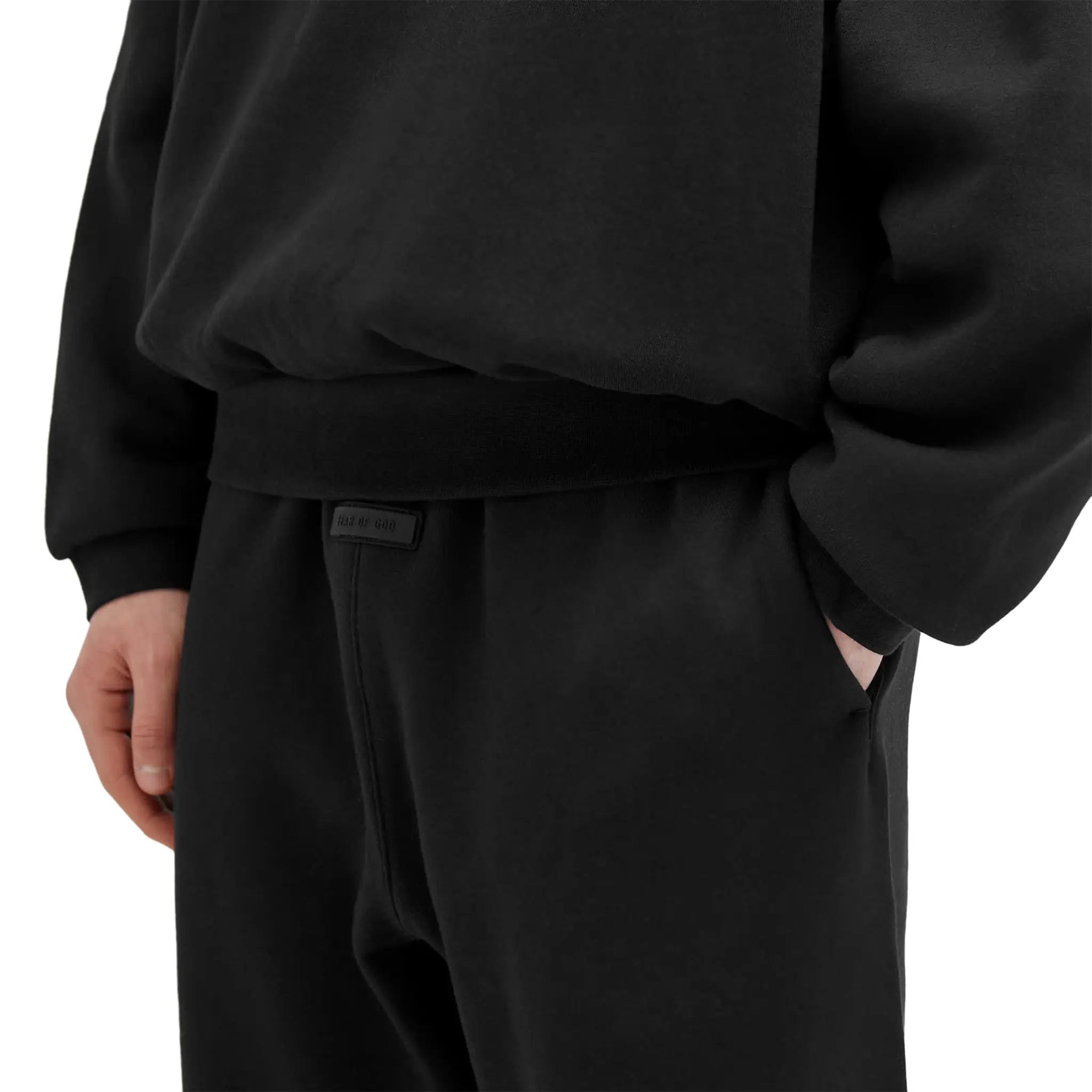 Fear Of God Essentials Jet Black Sweatpants (SS24)