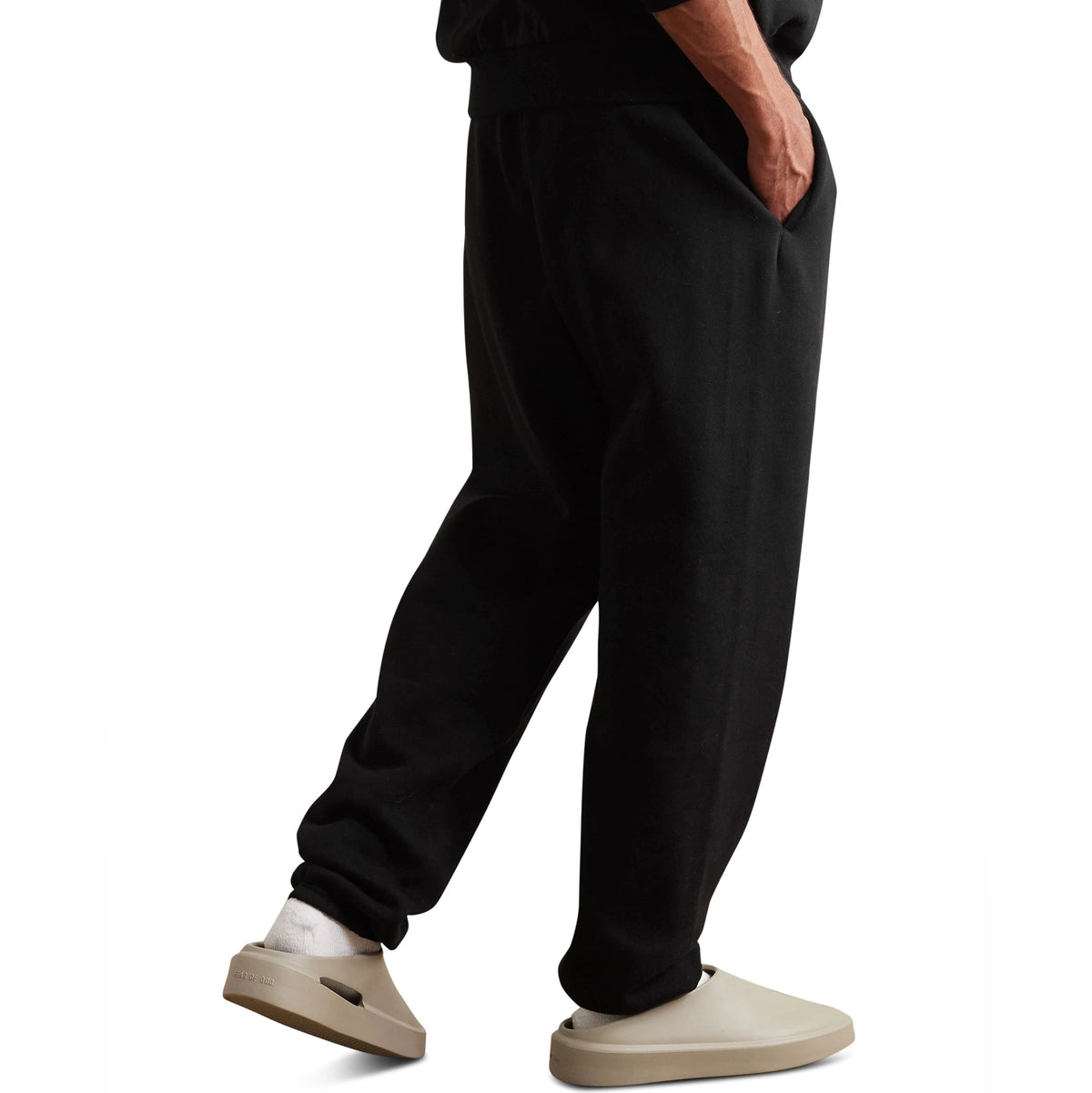 Jet black joggers sales