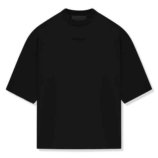 Fear Of God Essentials Jet Black T Shirt (FW23)