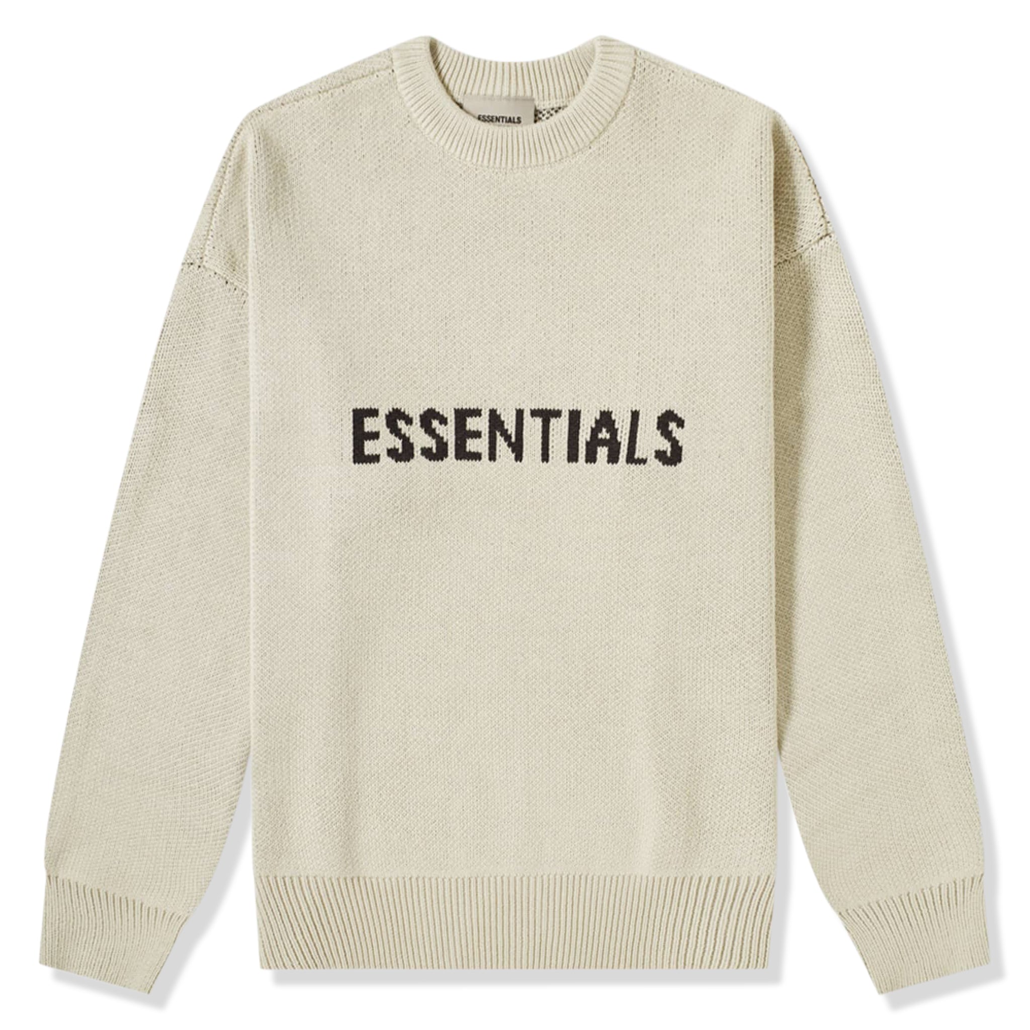 Front view of Fear Of God Essentials Moss Knit Sweater
