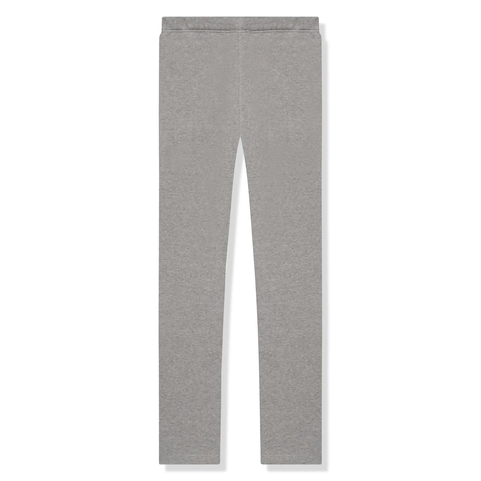 Bacl view of Fear Of God Essentials Relaxed Dark Oatmeal Sweatpants (SS22)