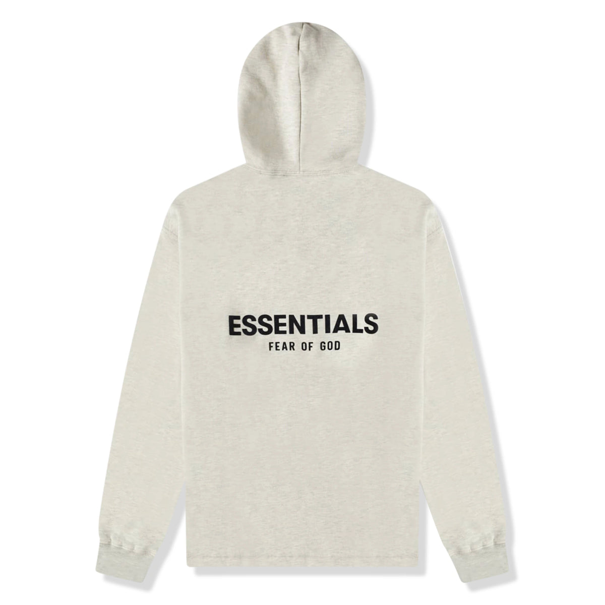Essentials oatmeal knit hoodie hotsell